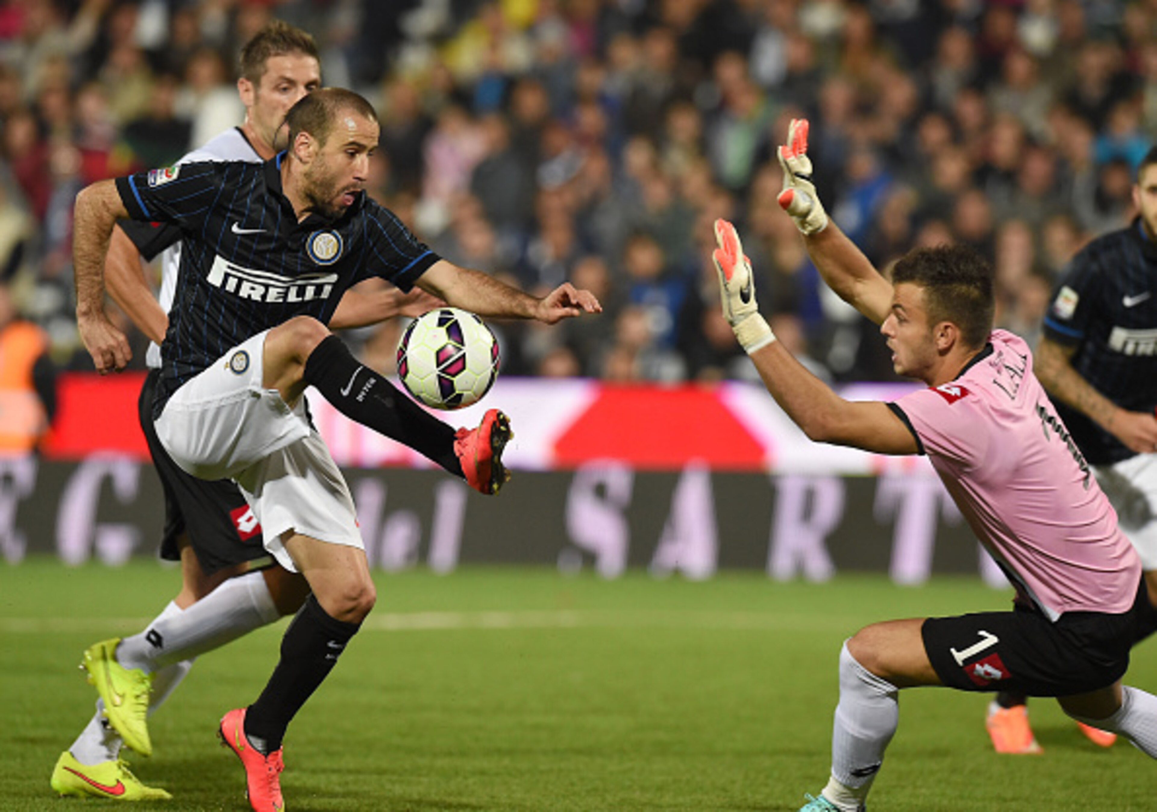 Leali was dismissed early in Cesena's tilt with Inter after Palacio dove to earn a penalty.