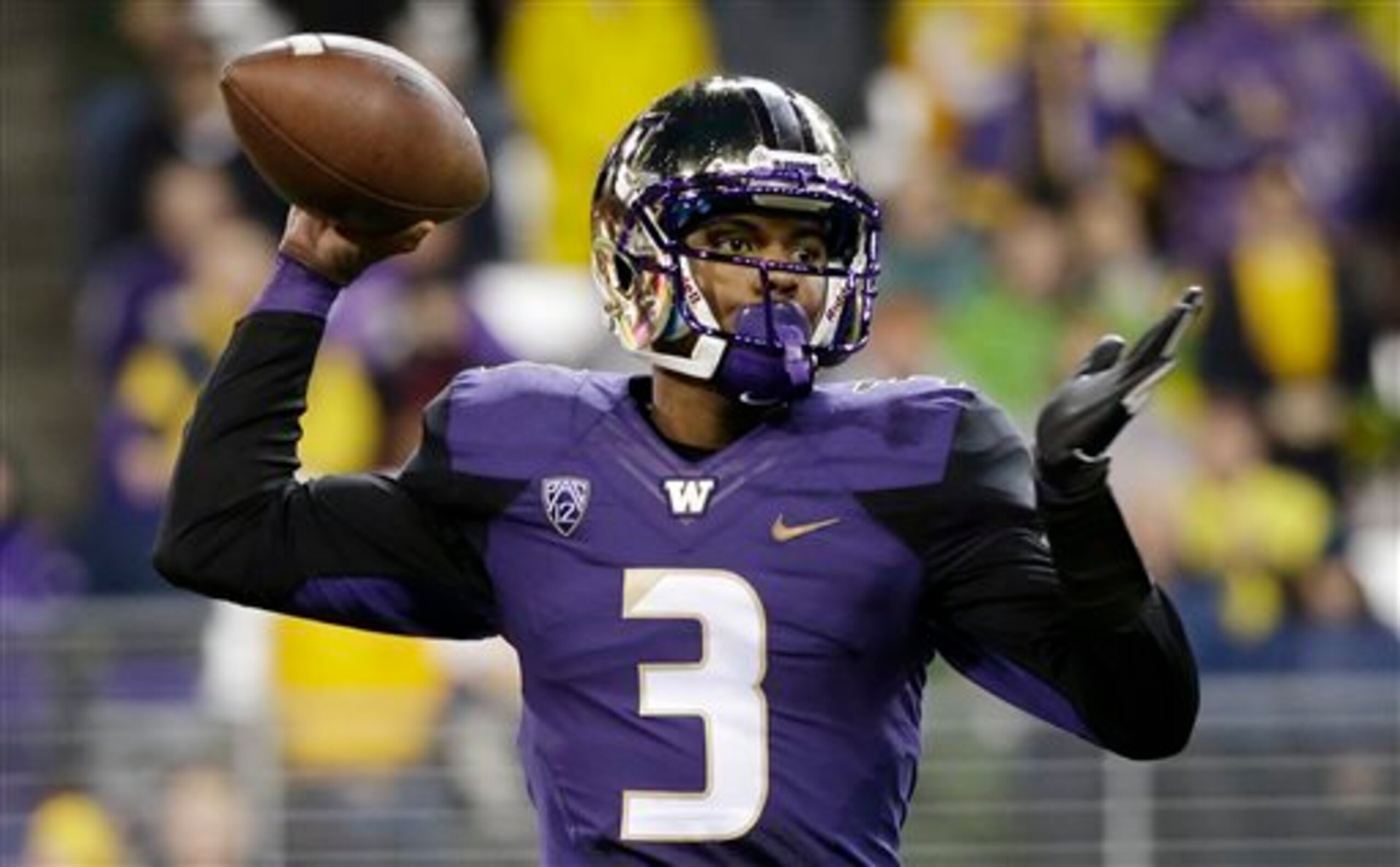 Washington quarterback Troy Williams.