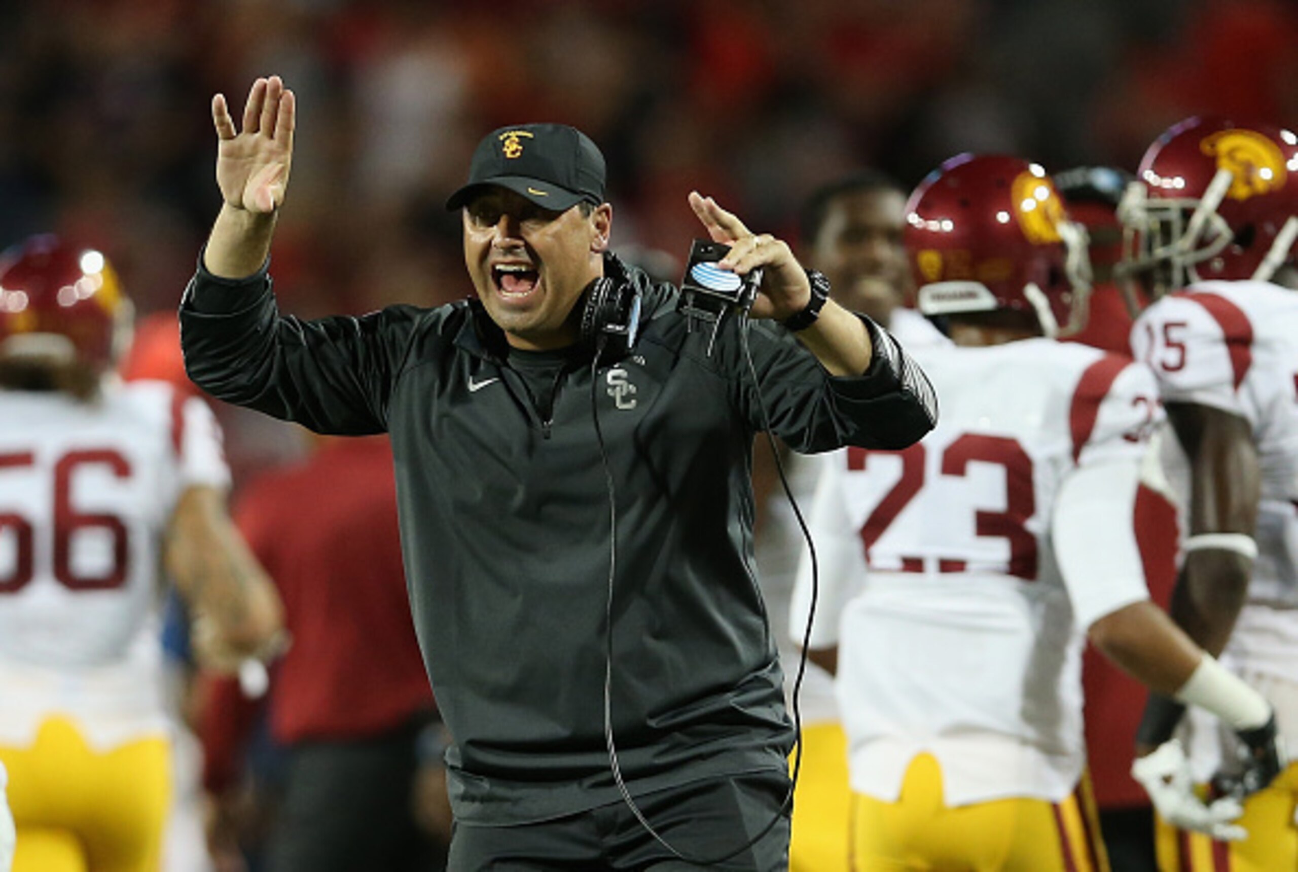 Head coach Steve Sarkisian.
