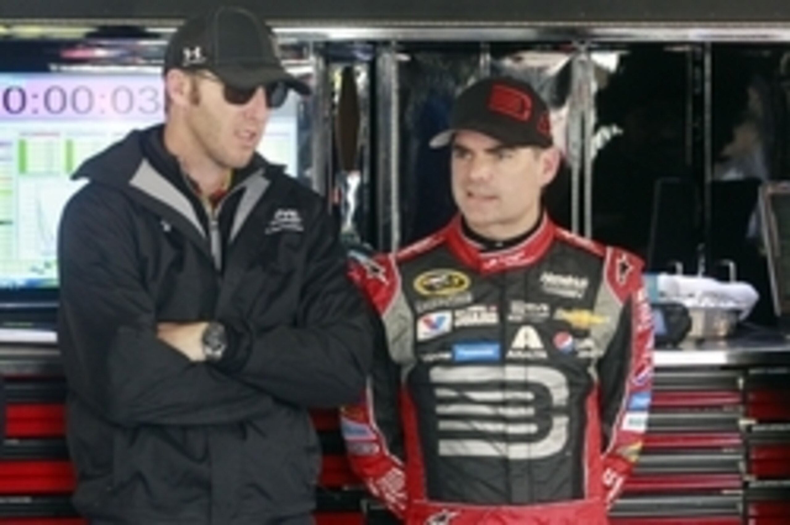 Alan Gustafson (left) and Jeff Gordon Alan Gustafson (left) and Jeff Gordon
