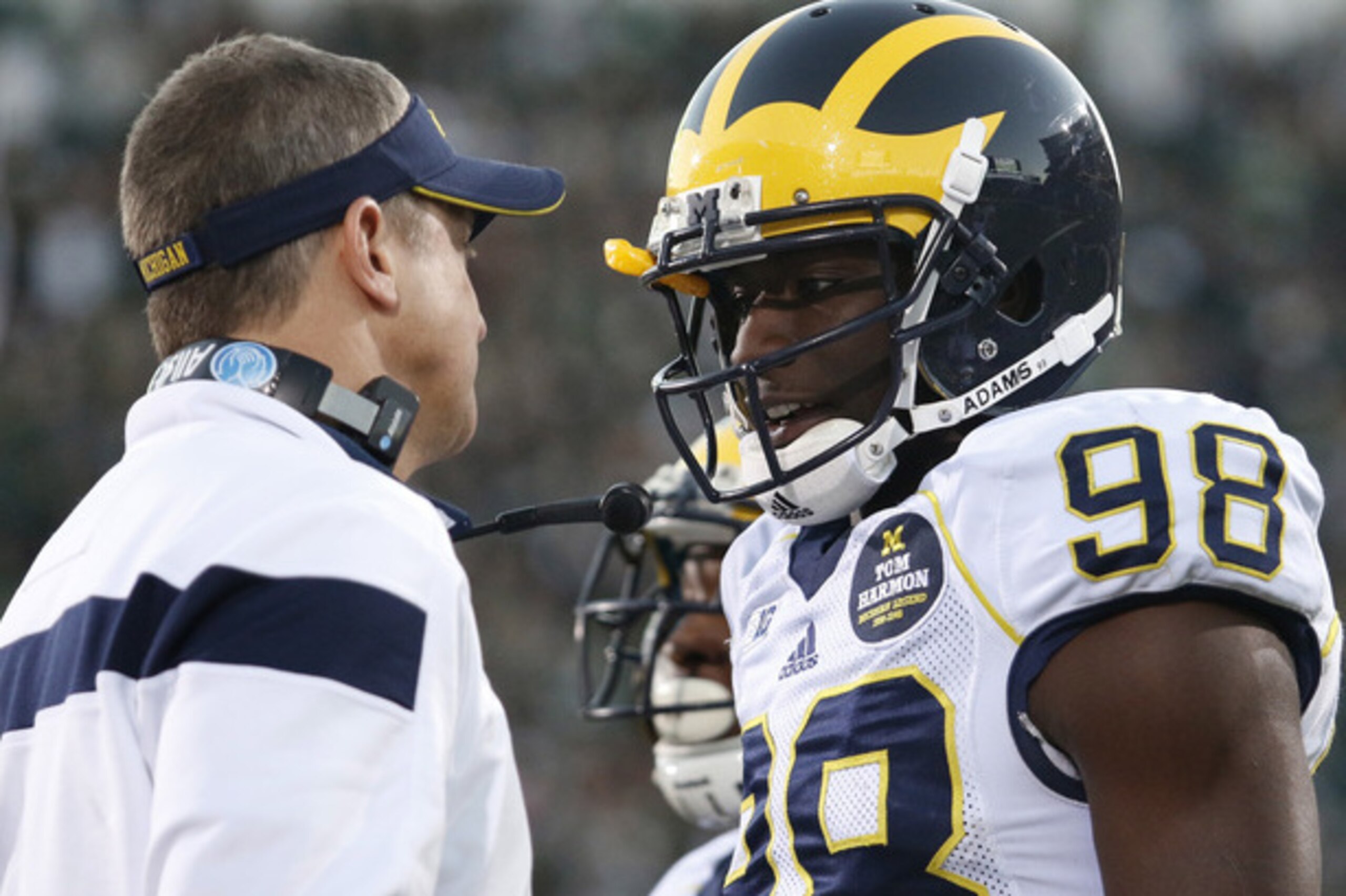 Coordinator Doug Nussmeier and  quaterback Devin Gardner