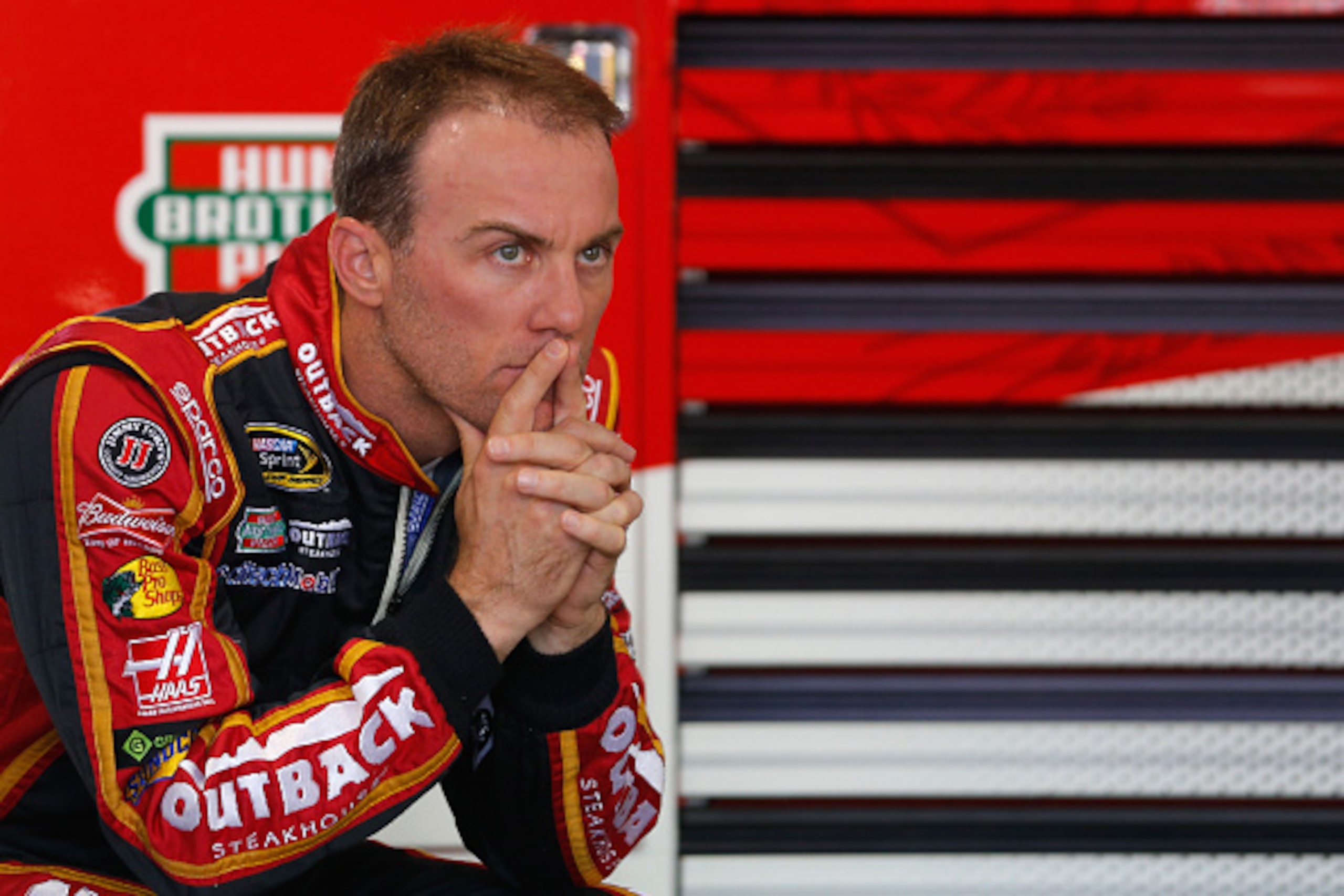 Kevin Harvick had plenty to be steamed about after getting wrecked at Martinsville.