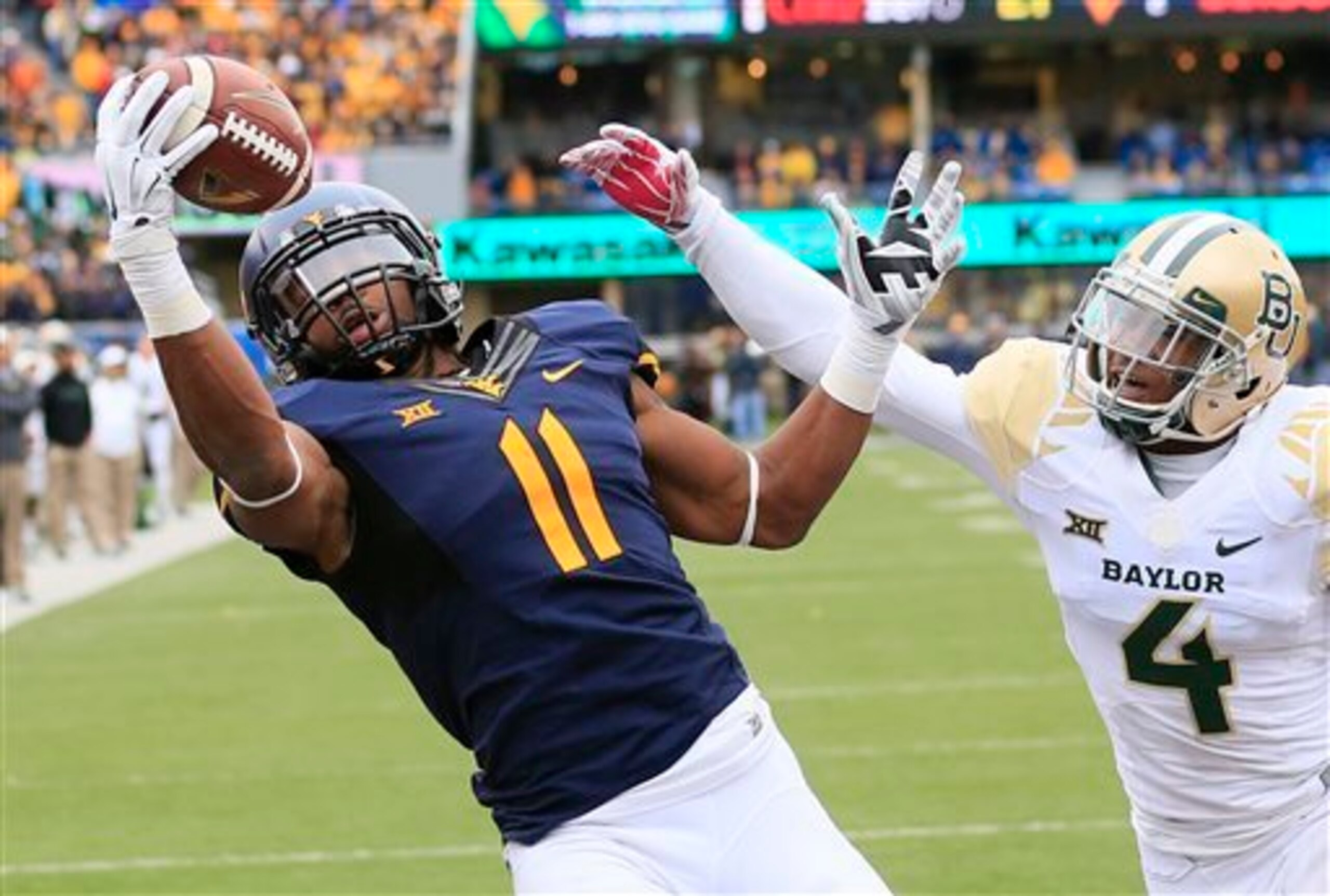 The Longhorns will have trouble containing Kevin White, the Big 12's leading receiver through eight games. The Longhorns will have trouble containing Kevin White, the Big 12's leading receiver through eight games.