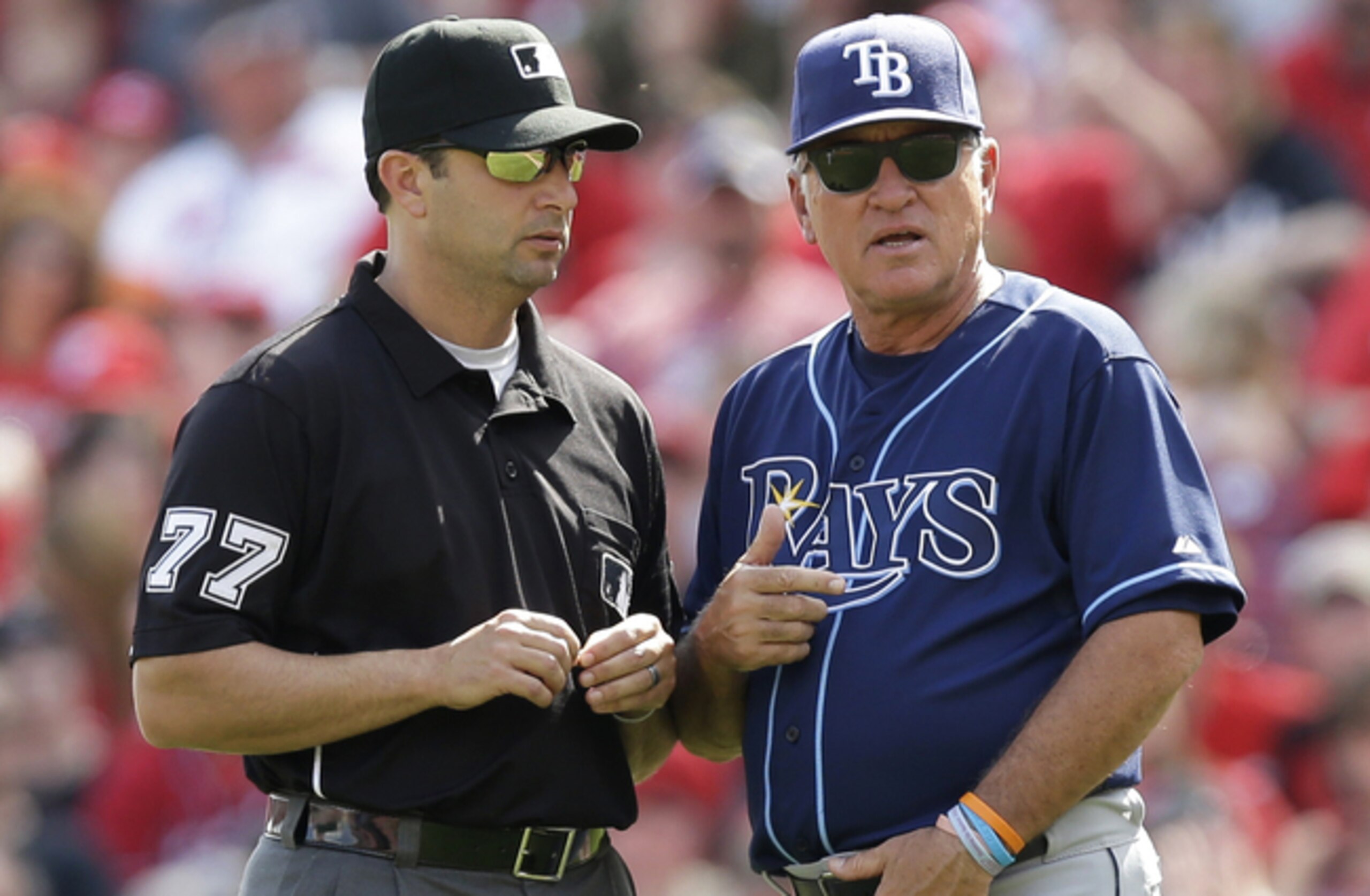 For the moment, Joe Maddon's available. But it might be a short moment.