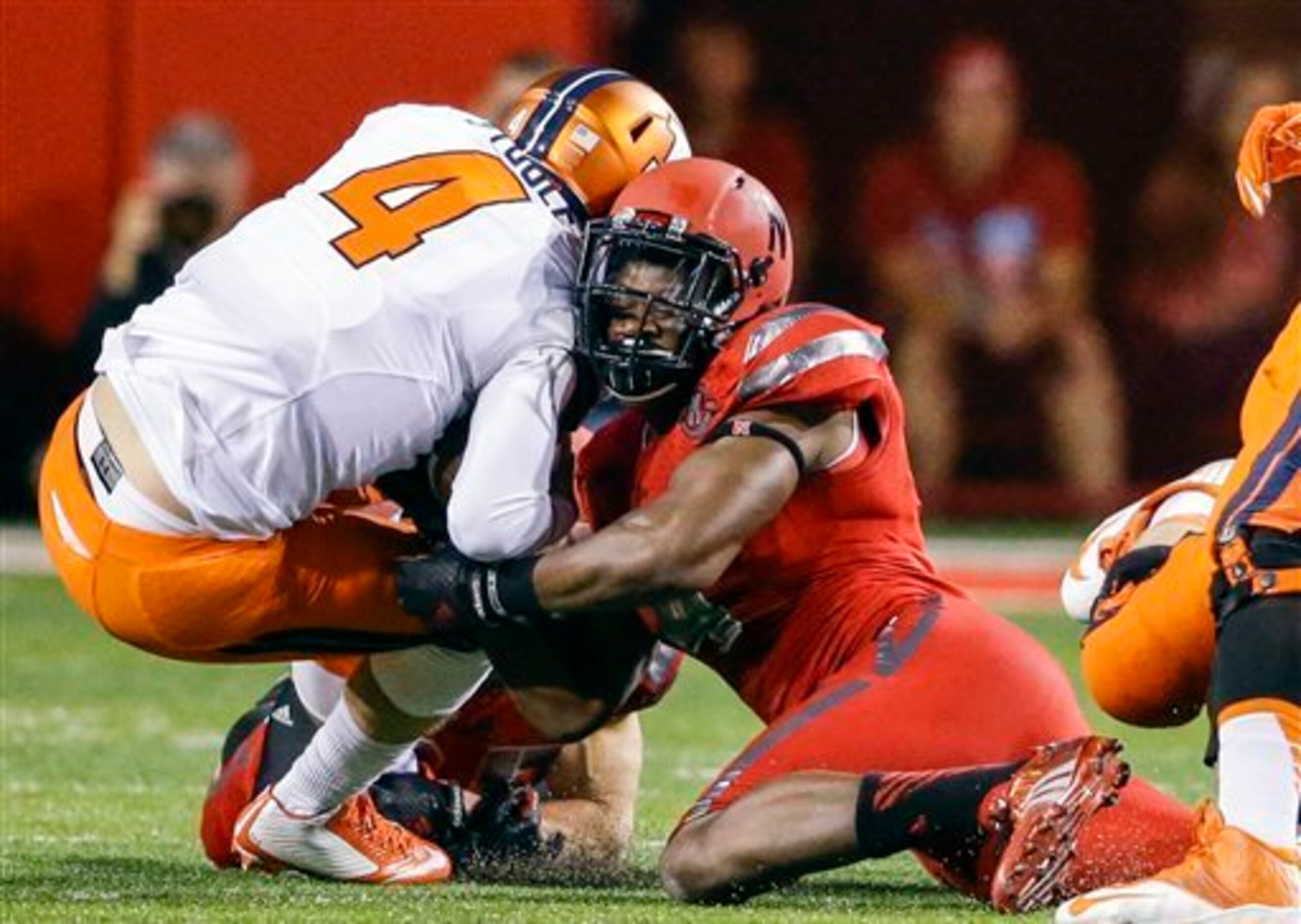 Randy Gregory is one of the toughest ends in college football.
