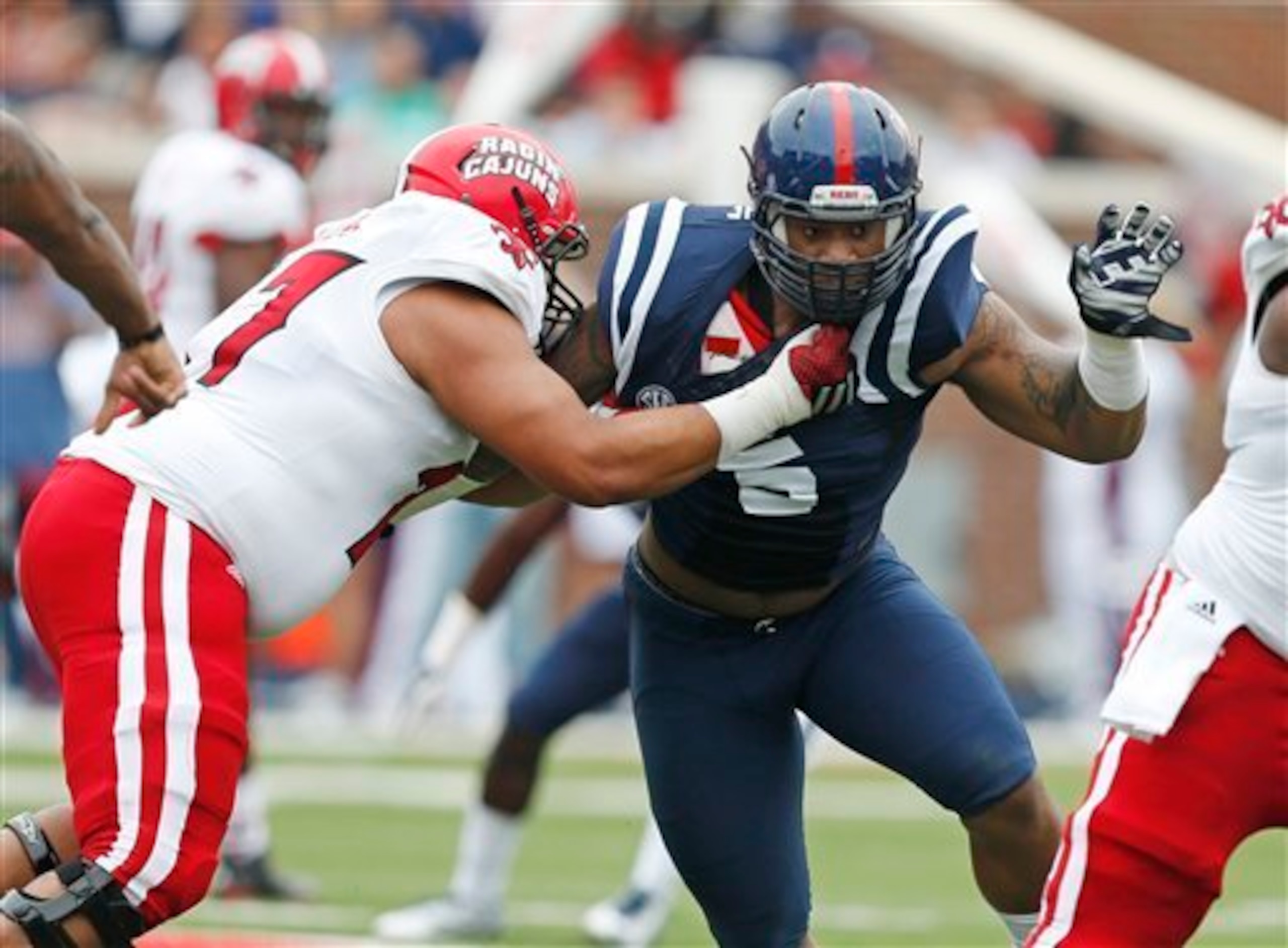 Ole Miss DT Robert Nkemdiche is a very tough assignment for opposing offensive linemen.