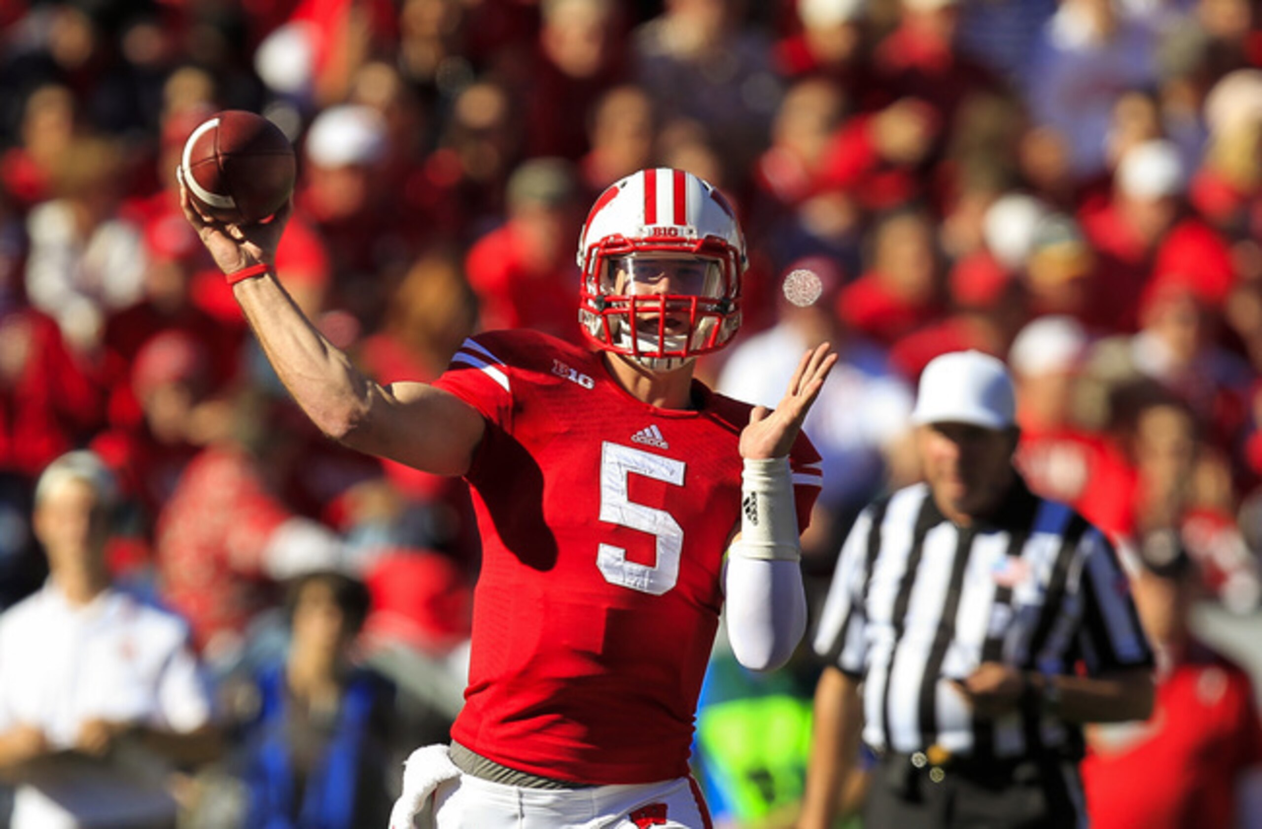 Tanner McEvoy and Joel Stave's inability to get much going in the passing game has been the achilles heel for the Badgers this season. Tanner McEvoy and Joel Stave's inability to get much going in the passing game has been the achilles heel for the Badgers this season.