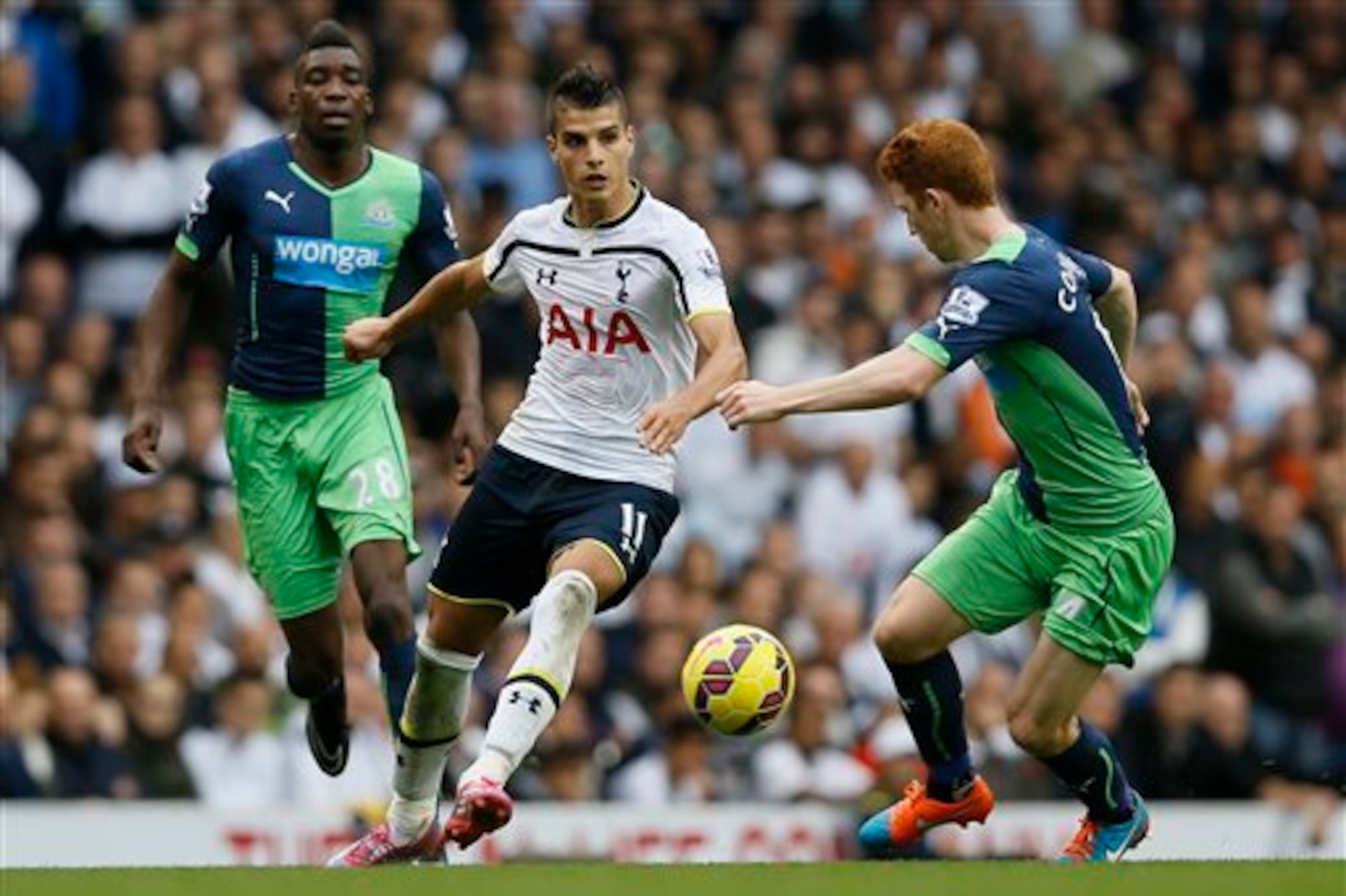Will Erik Lamela be part of a remoulded Tottenham Hotspur attack against Newcastle United?