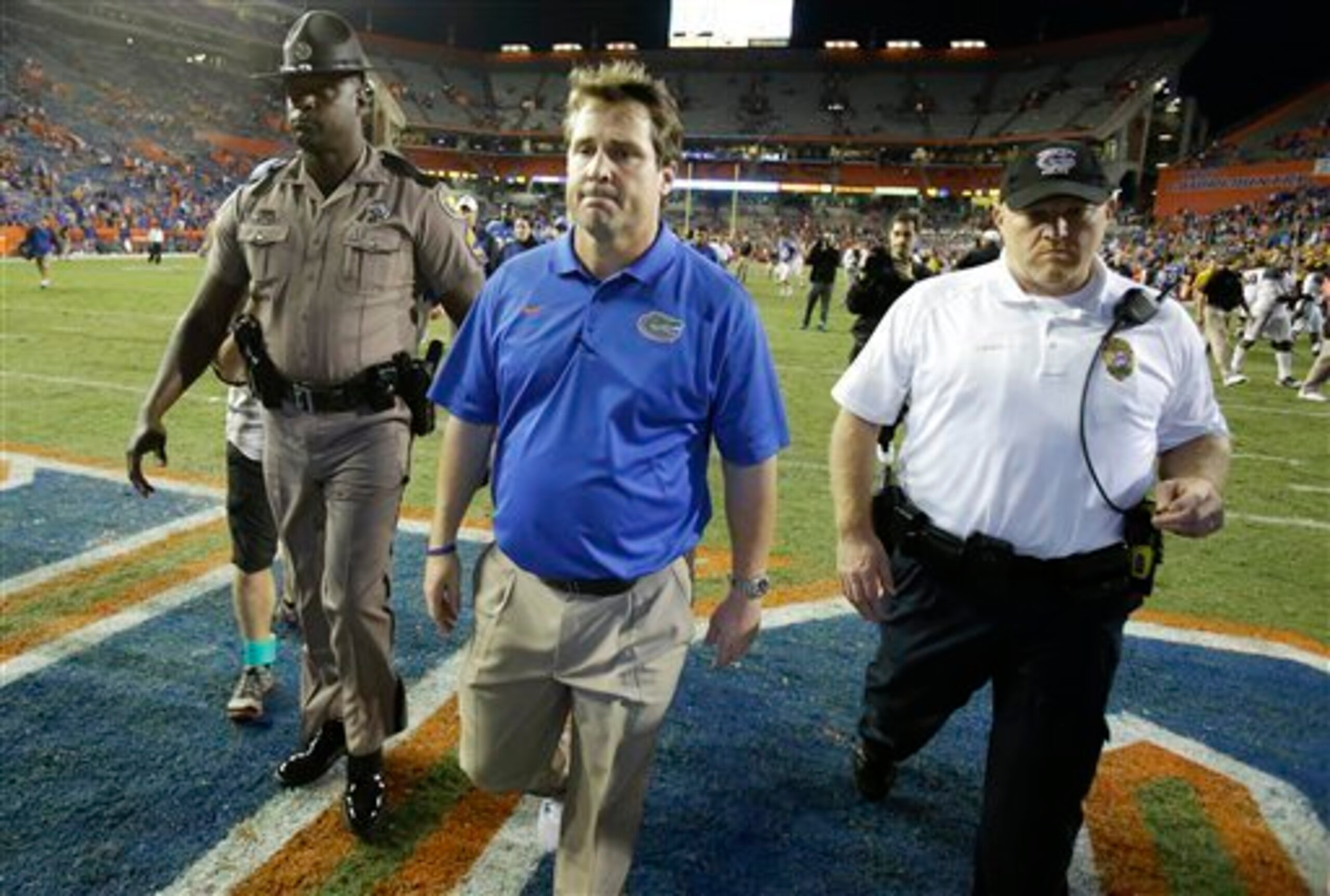 Will Muschamp looks to be as good as done at Florida.