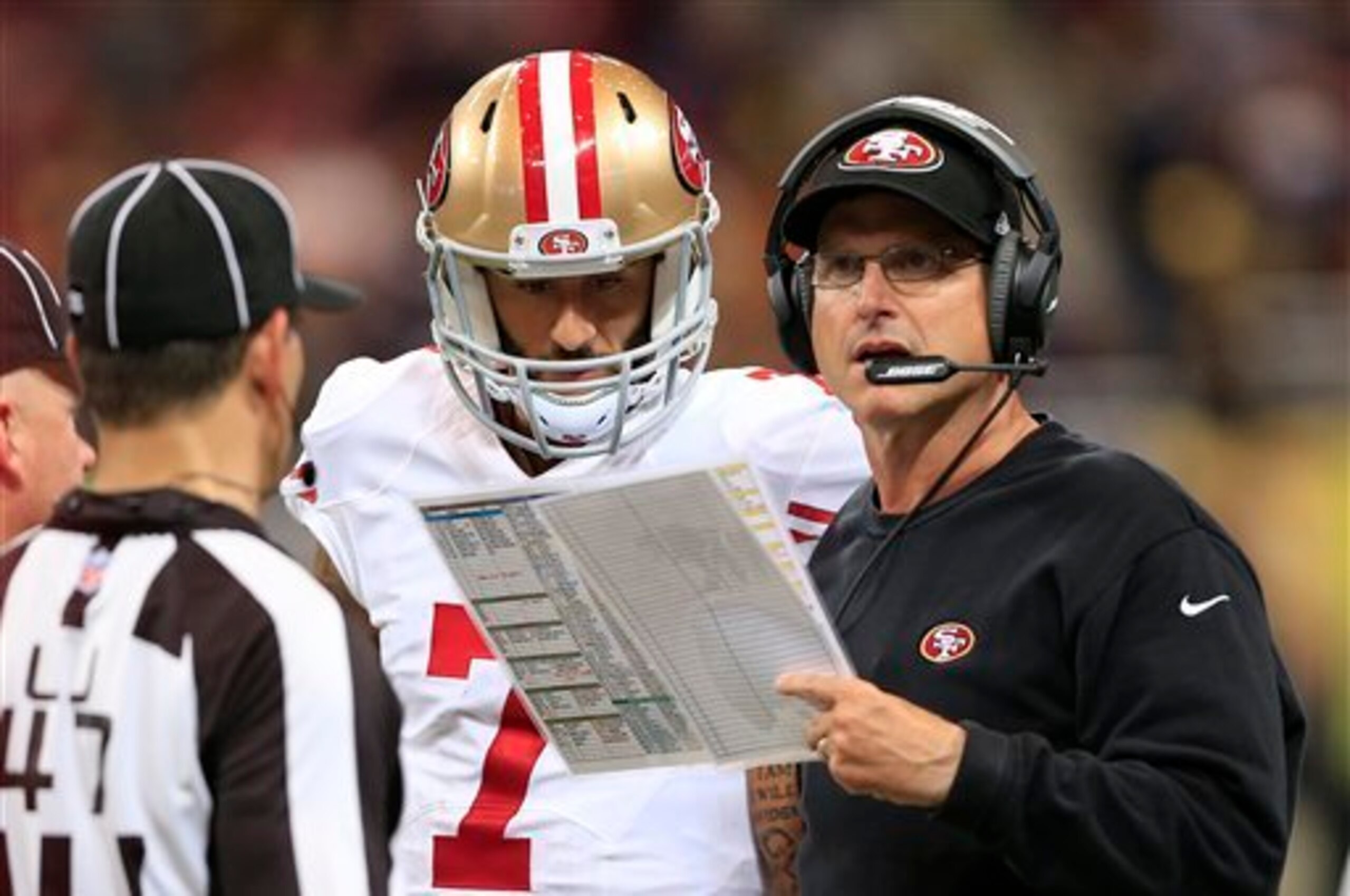 Could Kaepernick and head coach Jim Harbaugh really execute a turnover—and near penalty-free—game plan against the Rams?