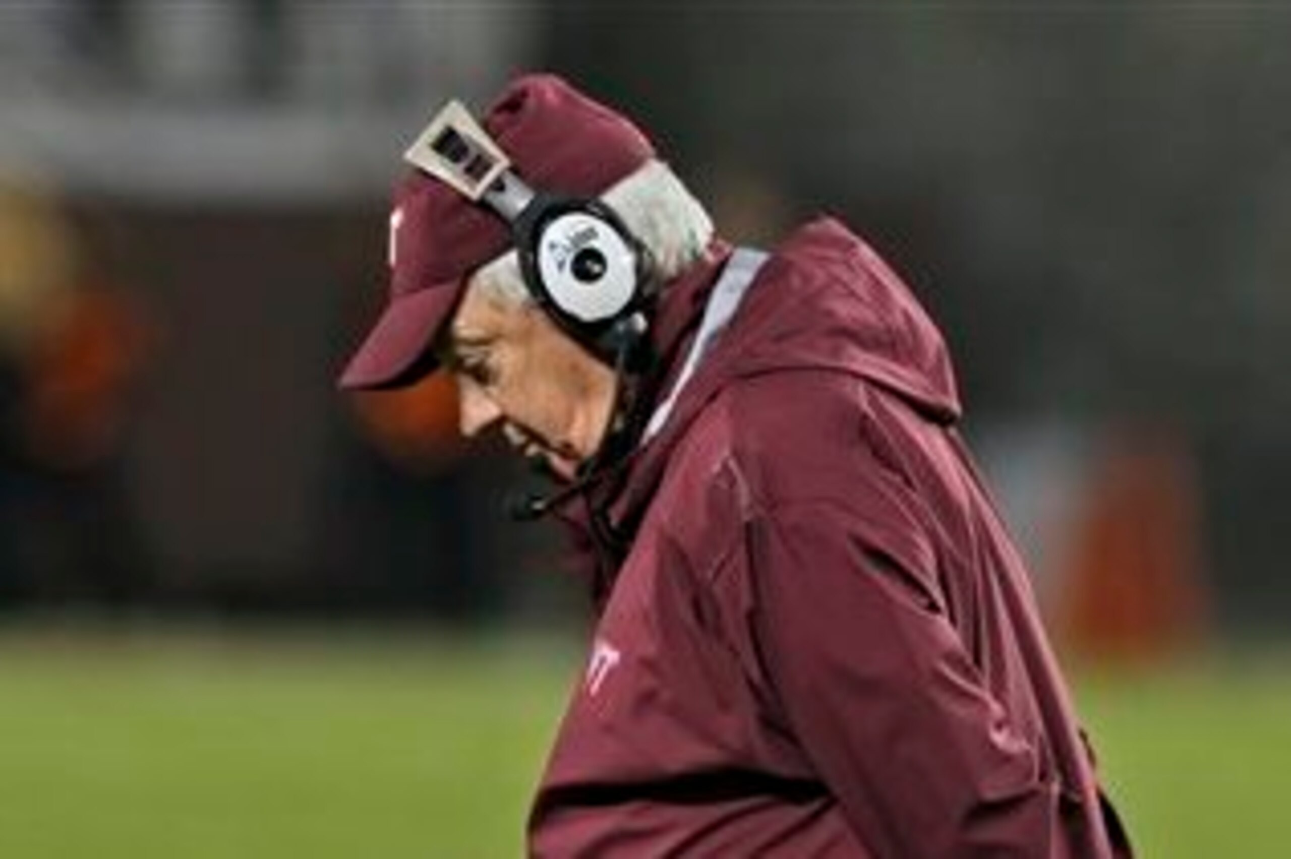 Virginia Tech coach Frank Beamer