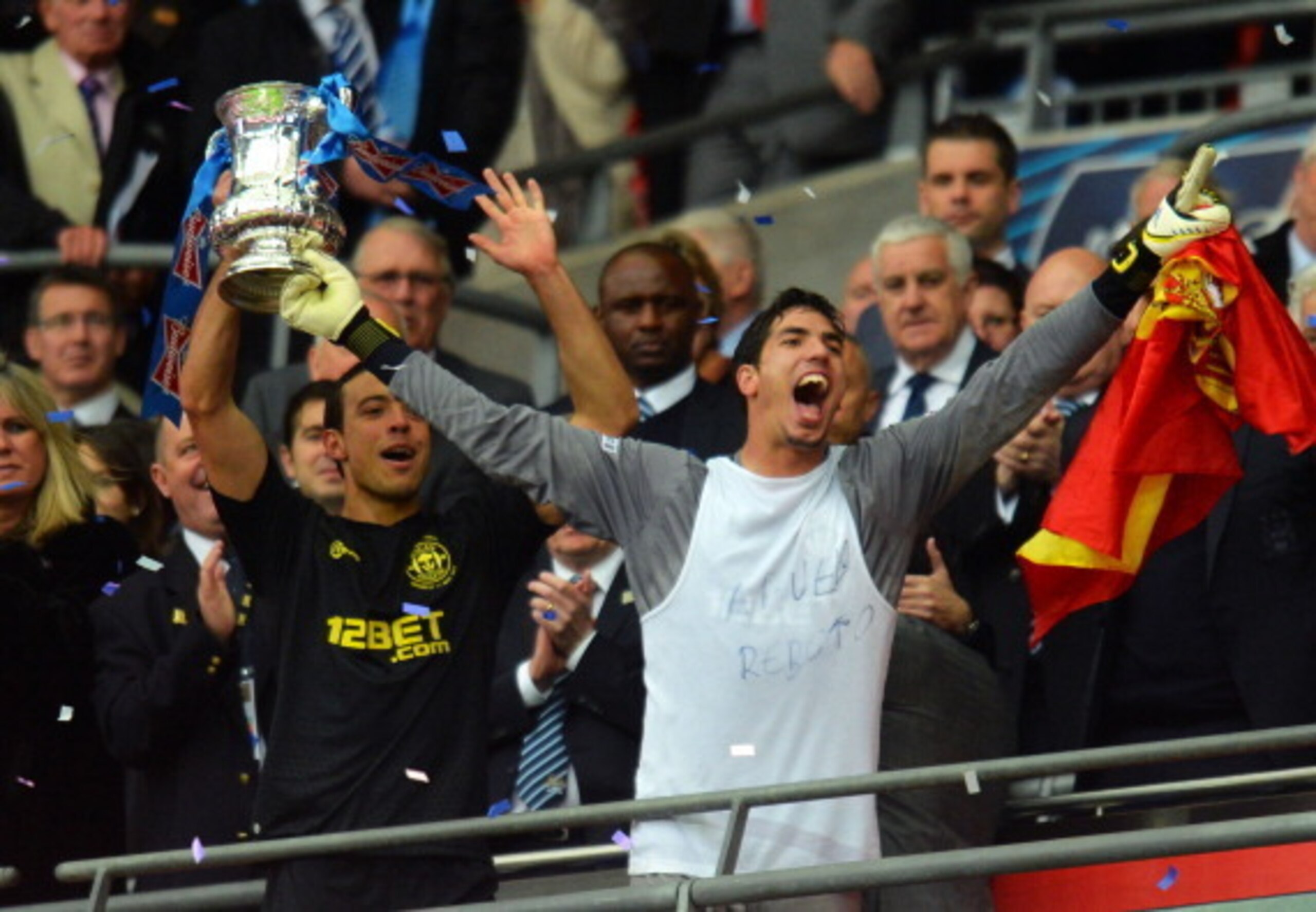 Di Santo helped deliver the FA Cup for Wigan in 2013