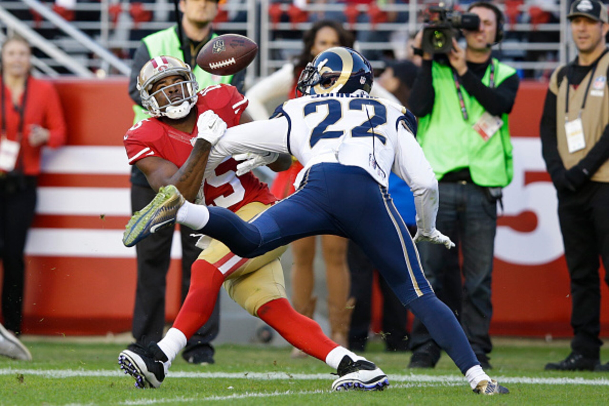 Michael Crabtree caught just five receptions on nine targets.