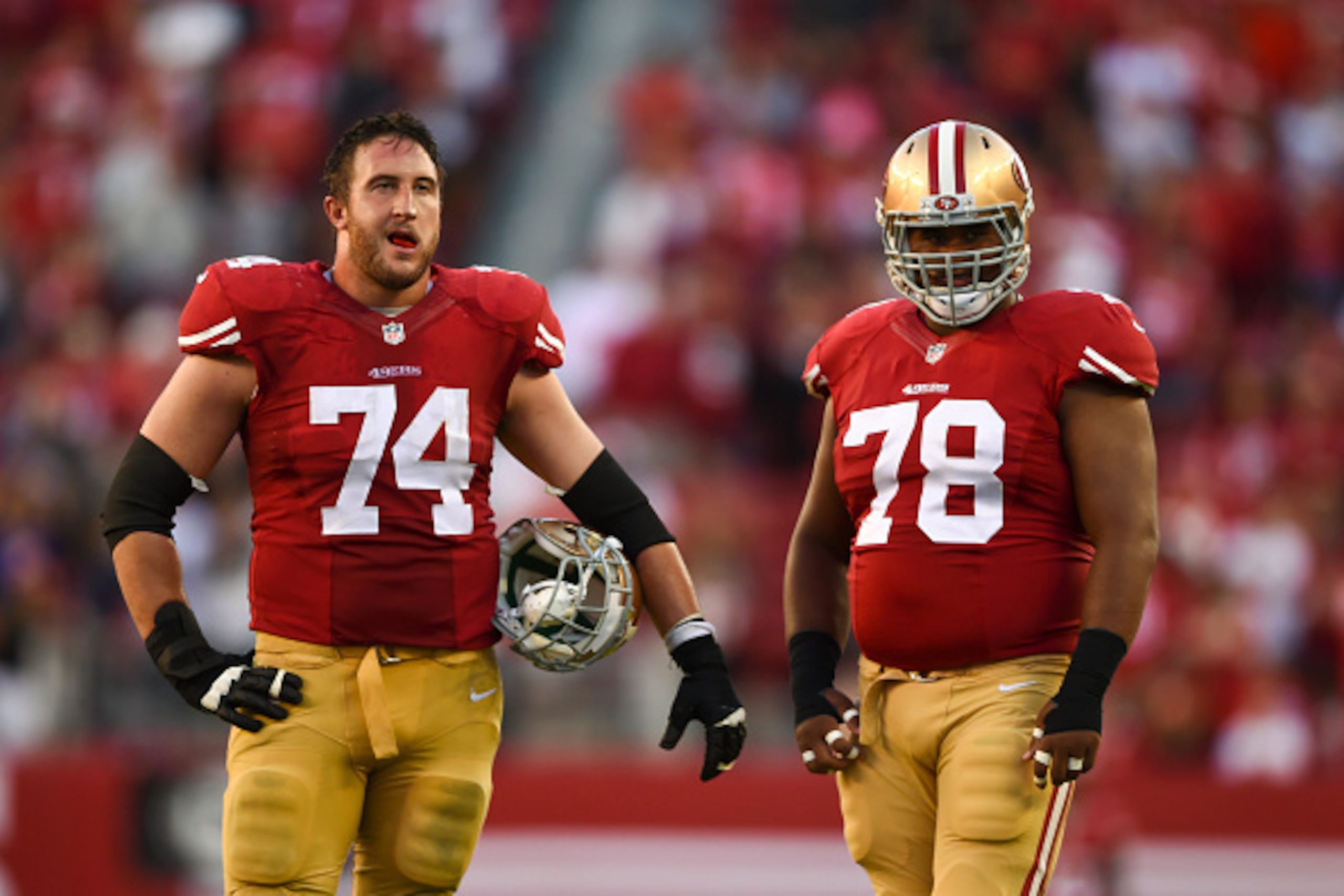 San Francisco's O-line had one of its worst outings on the season in Week 9.