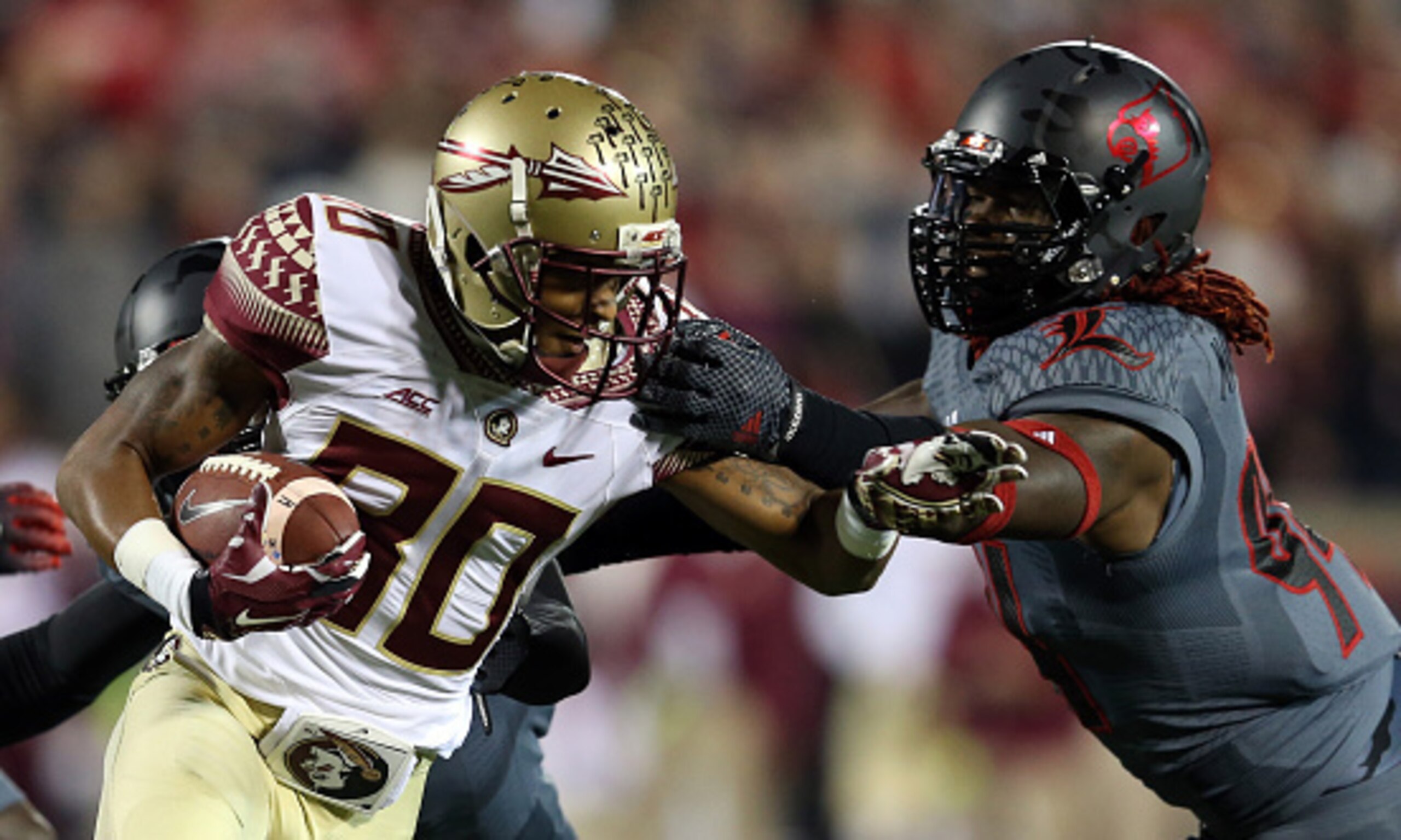 FSU receiver Rashad Greene has 229 career catches, fifth all-time on the ACC's all-time receptions list.