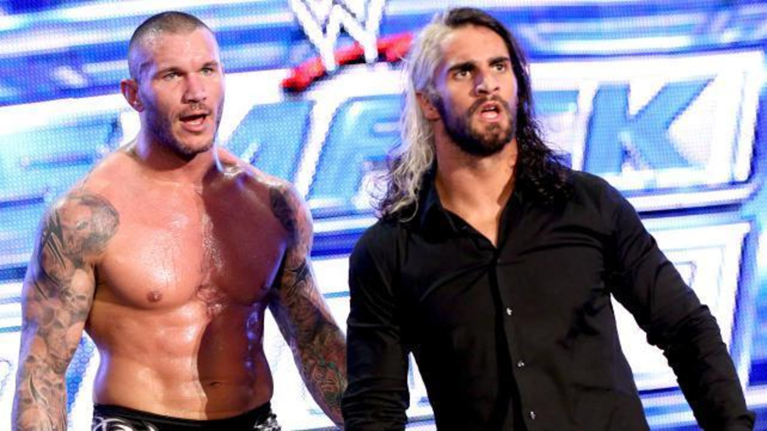 Good friends, better enemies are Randy Orton and Seth Rollins.