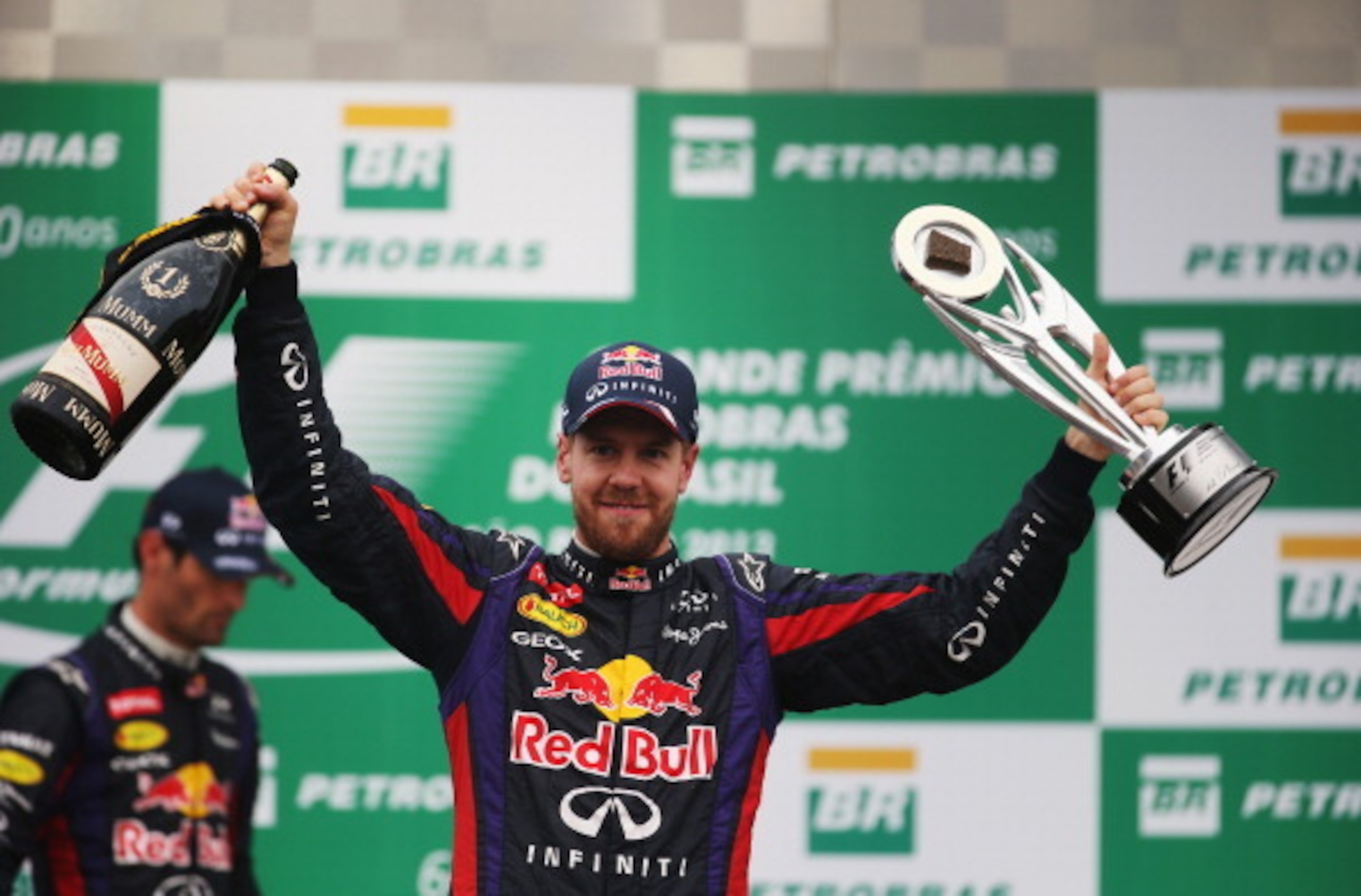 Sebastian Vettel won from pole in 2013.