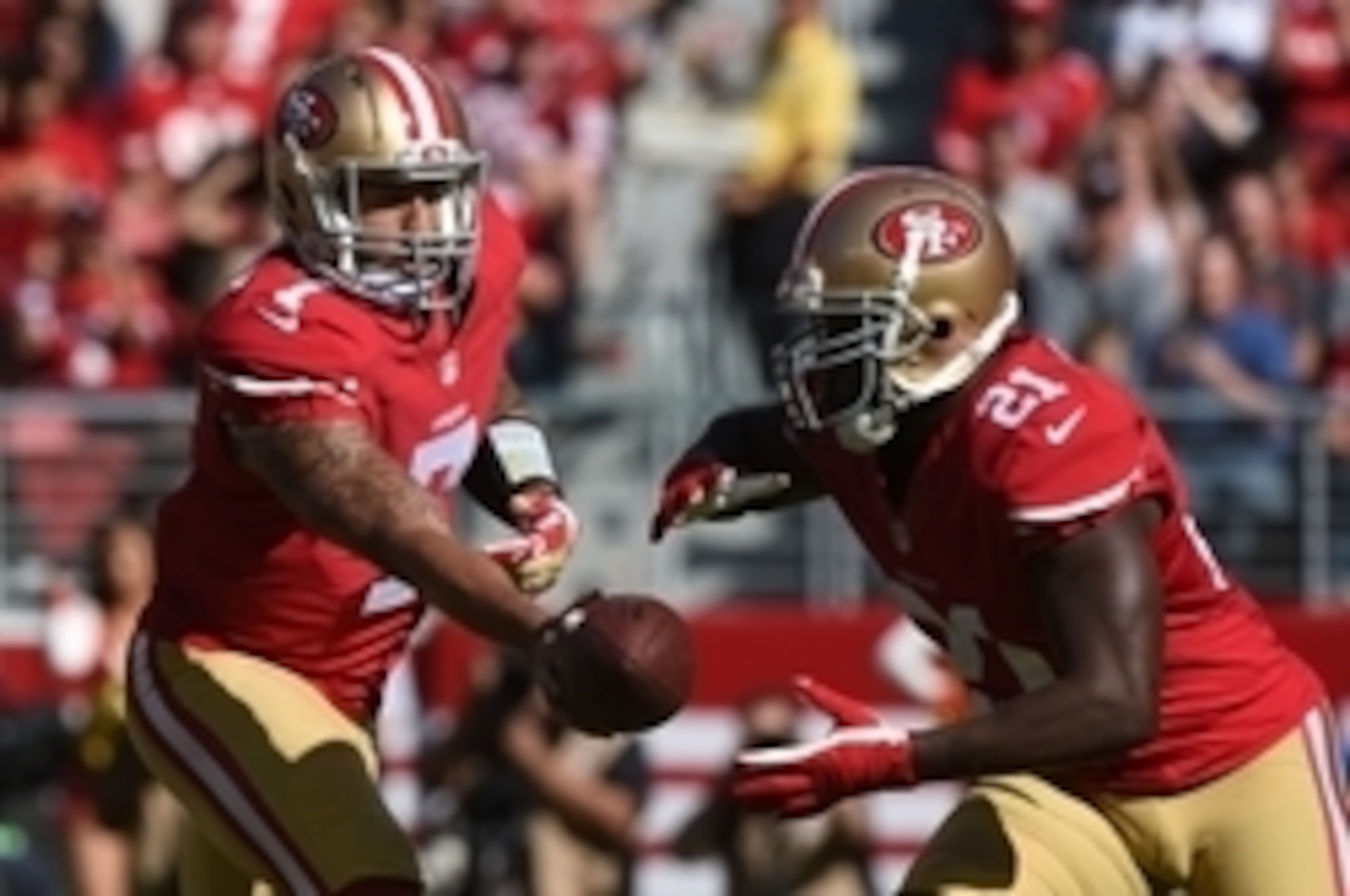 If Frank Gore gets the ball in the final series against the Rams, the 49ers win.