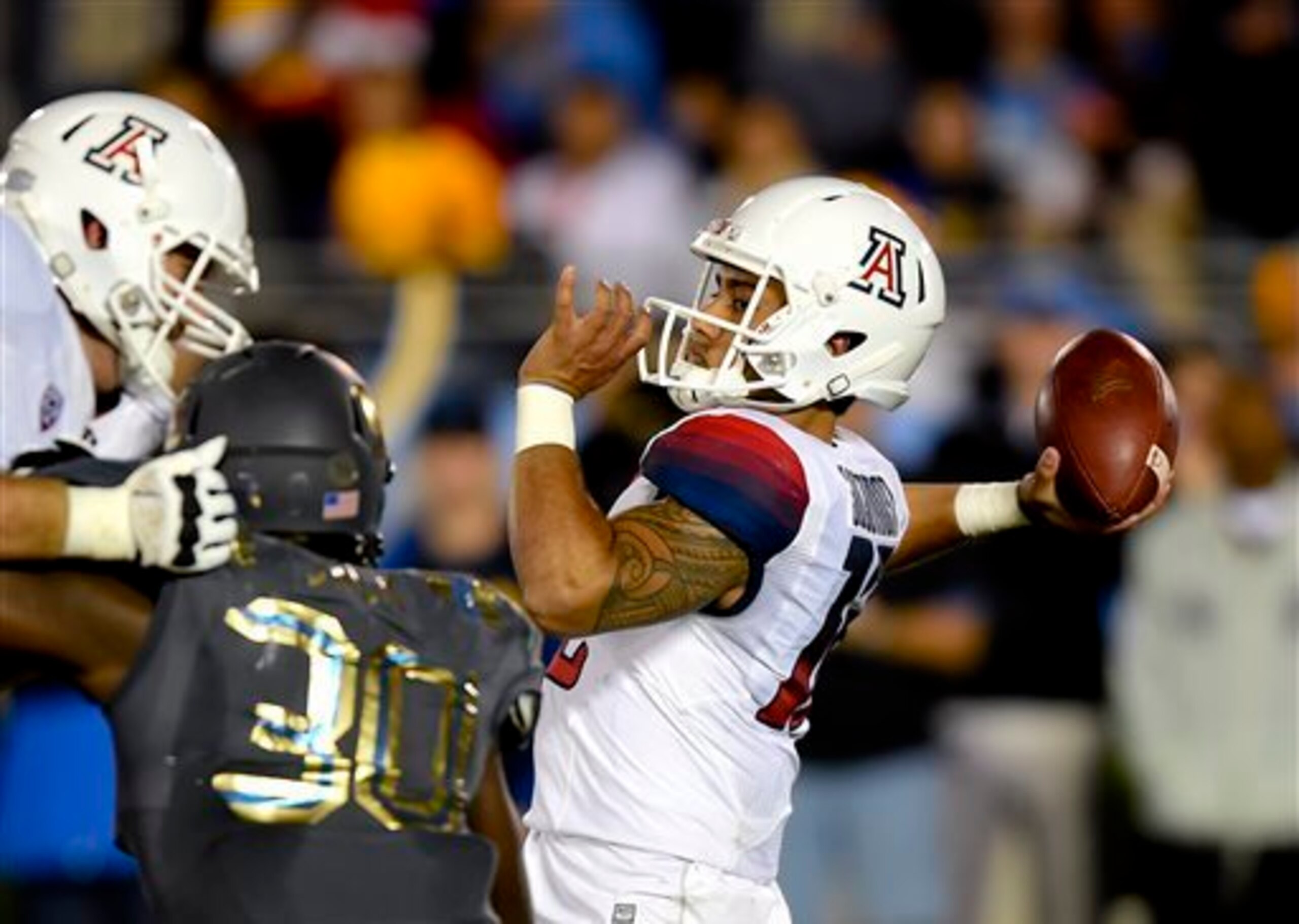 Anu Solomon has been an impressive force for Arizona this fall.