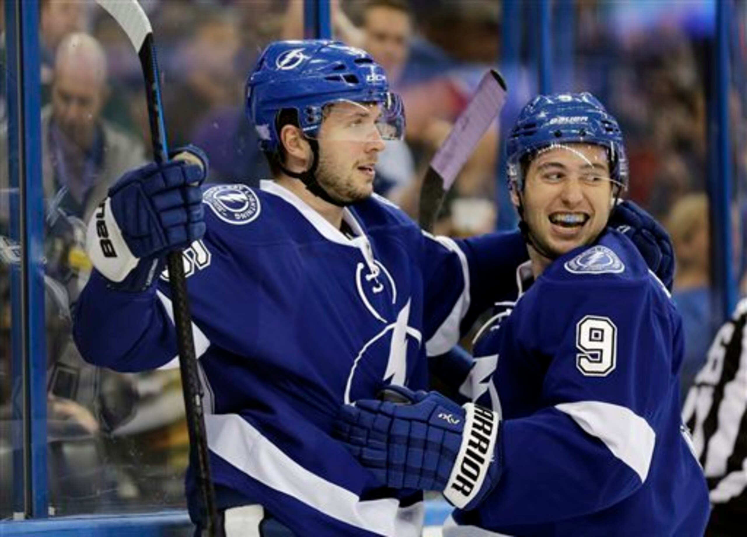 Tyler Johnson is just one of a handful of Lightning at the top of the leaderboards.