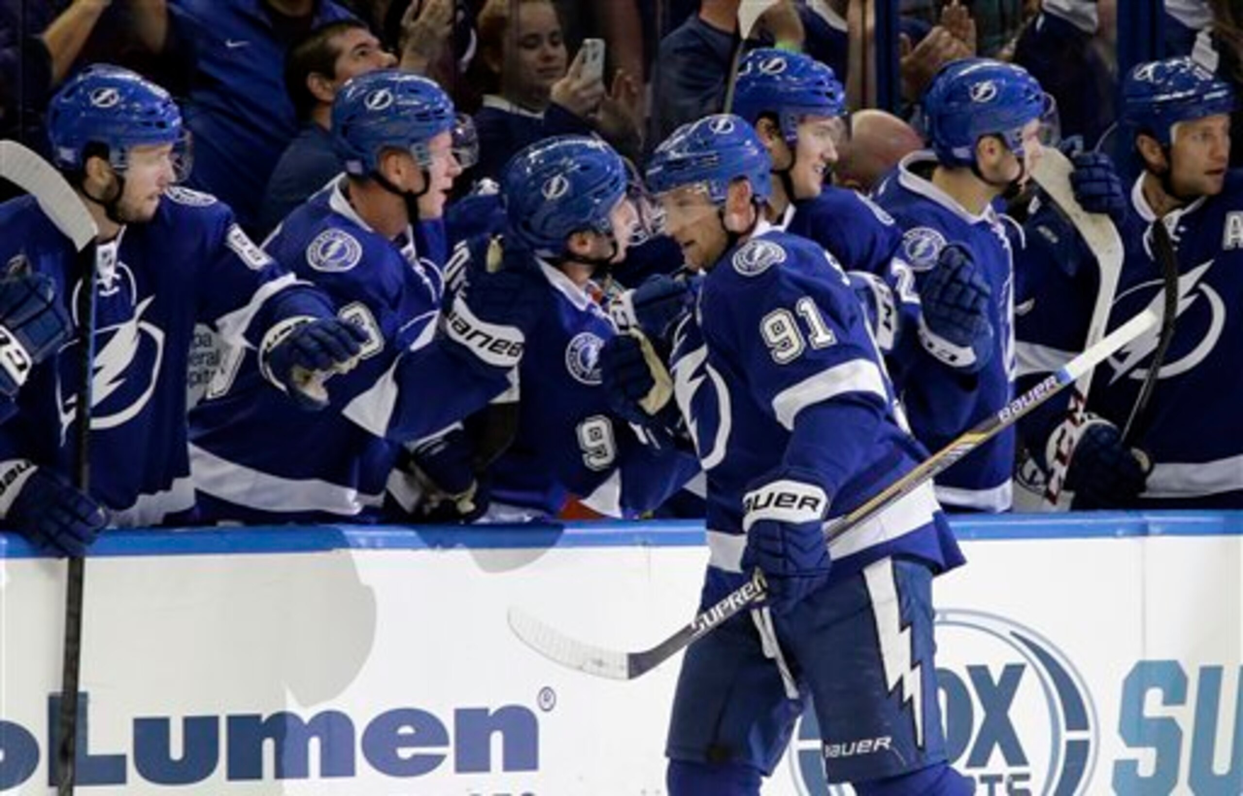 Steven Stamkos leads the team's high-flying offense.