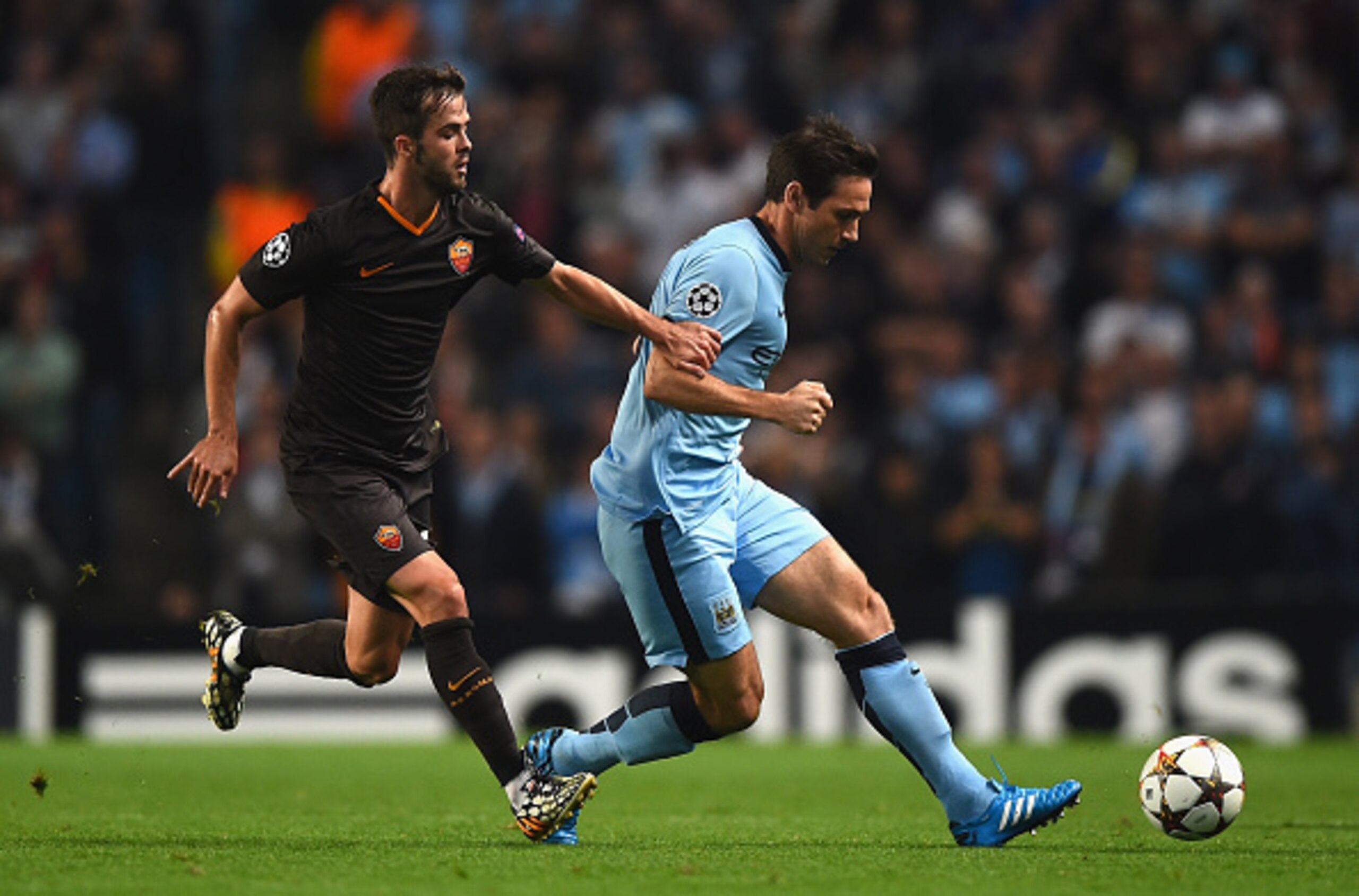 Injury limited Lampard to this lone substitute's appearance against Roma.