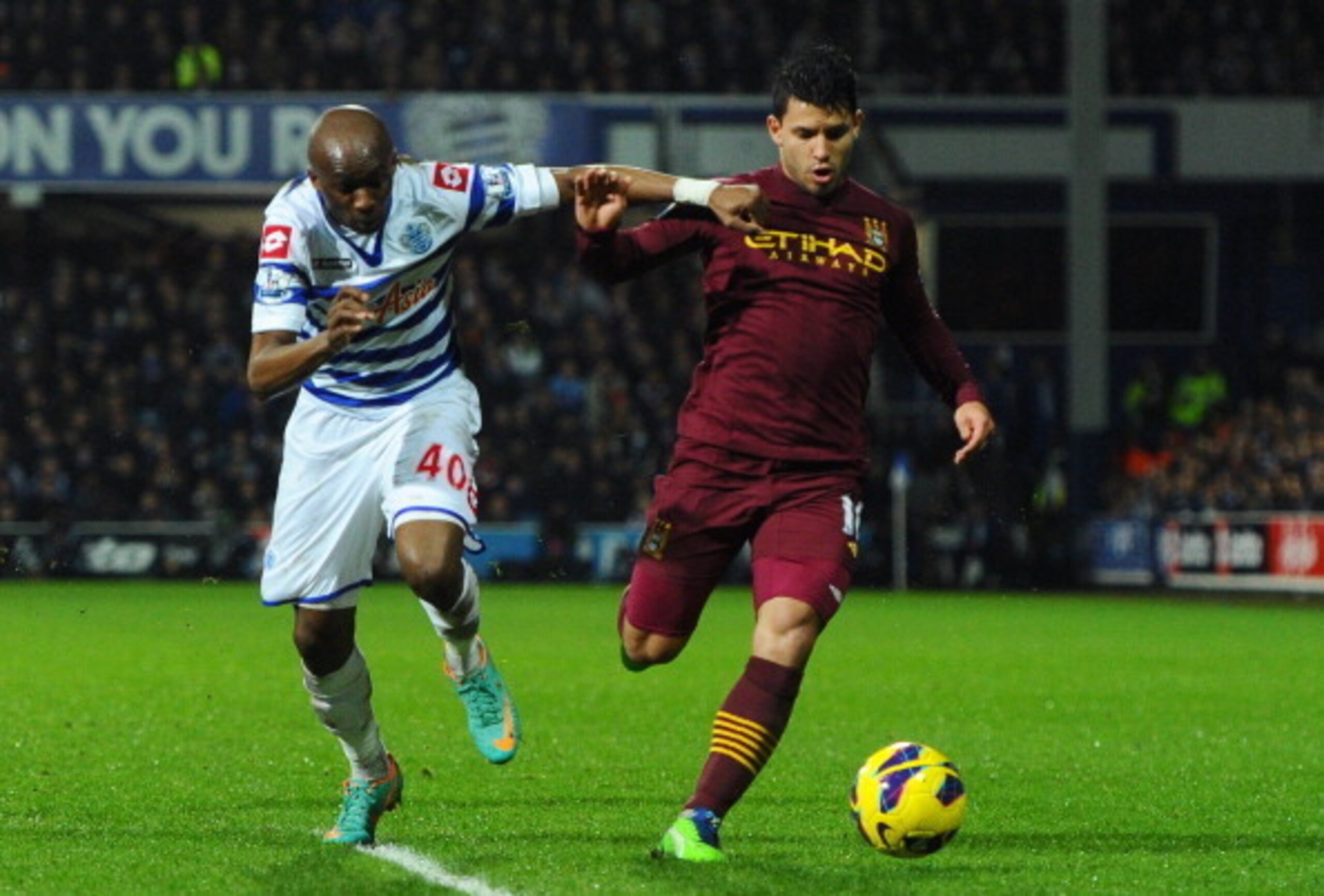 It's back to Loftus Road for Aguero and City.