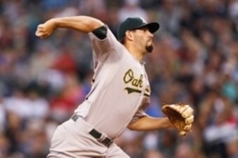 Jason Hammel pitched better for the Cubs than he did for the A's.