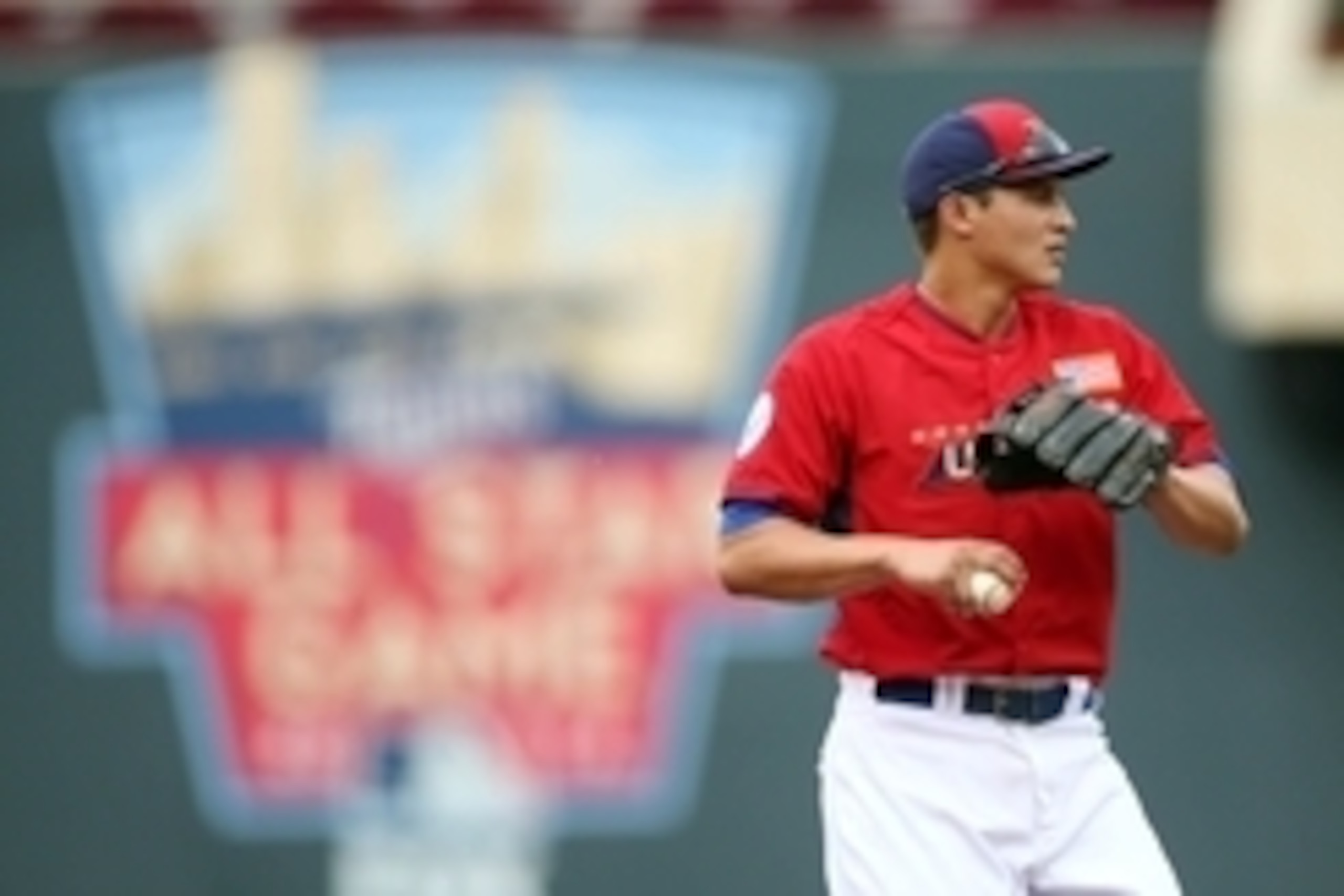 SS Corey Seager at the 2014 Futures Game.