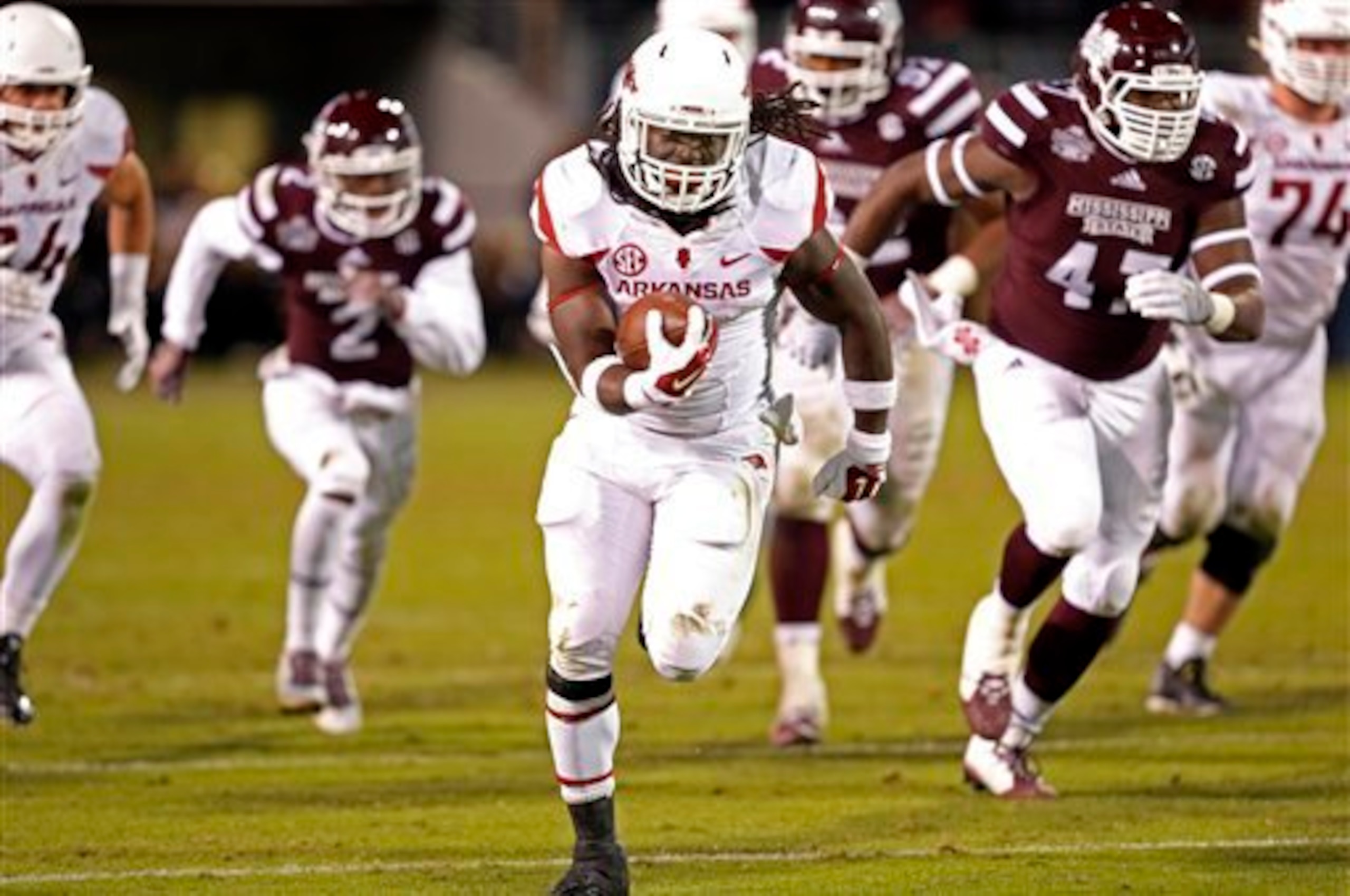 Arkansas' rushing attack has been a force to be reckoned with.