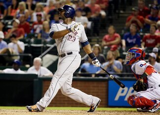 Chris Carter hit 37 homers in 2014, but also batted just .227 with 182 strikeouts.