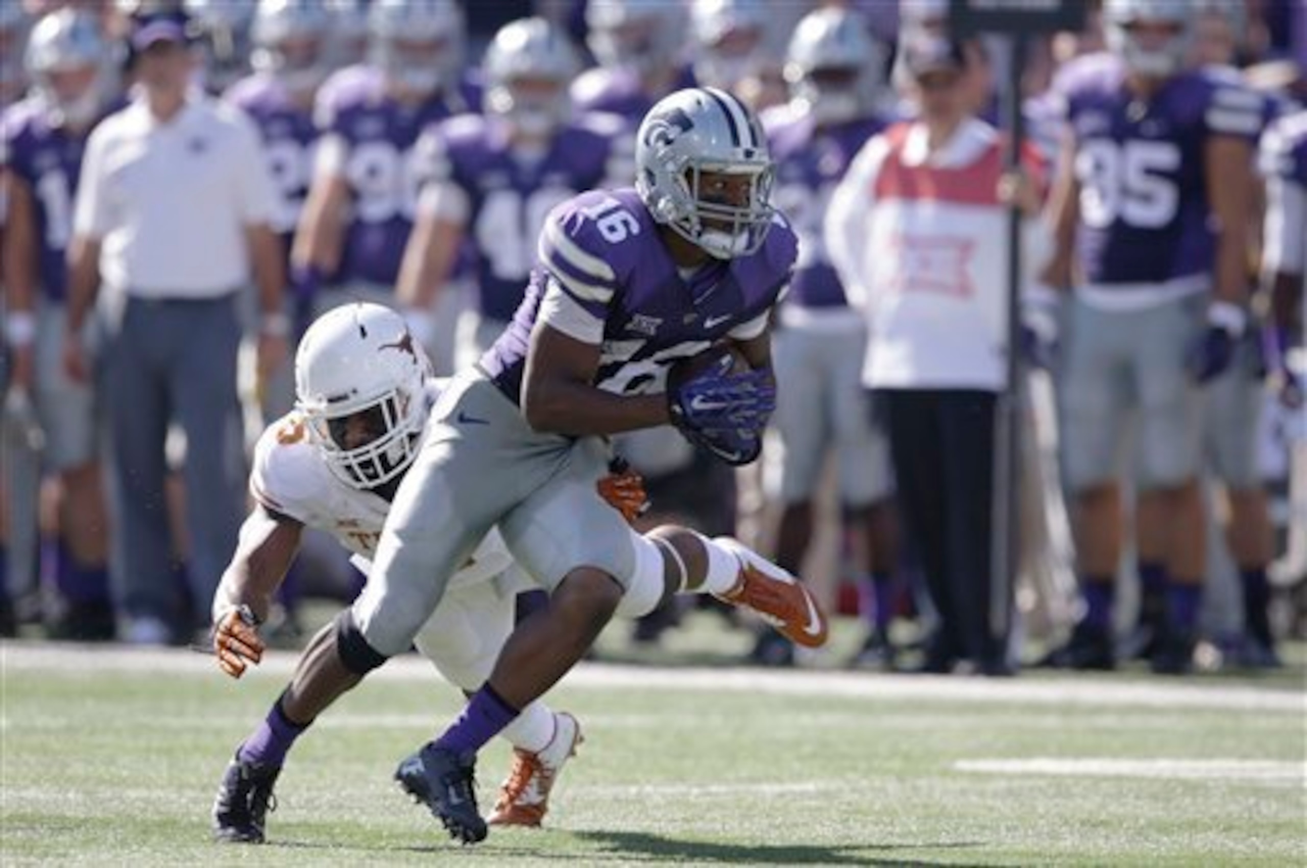 Kansas State senior wide receiver Tyler Lockett against Texas on Oct. 25.