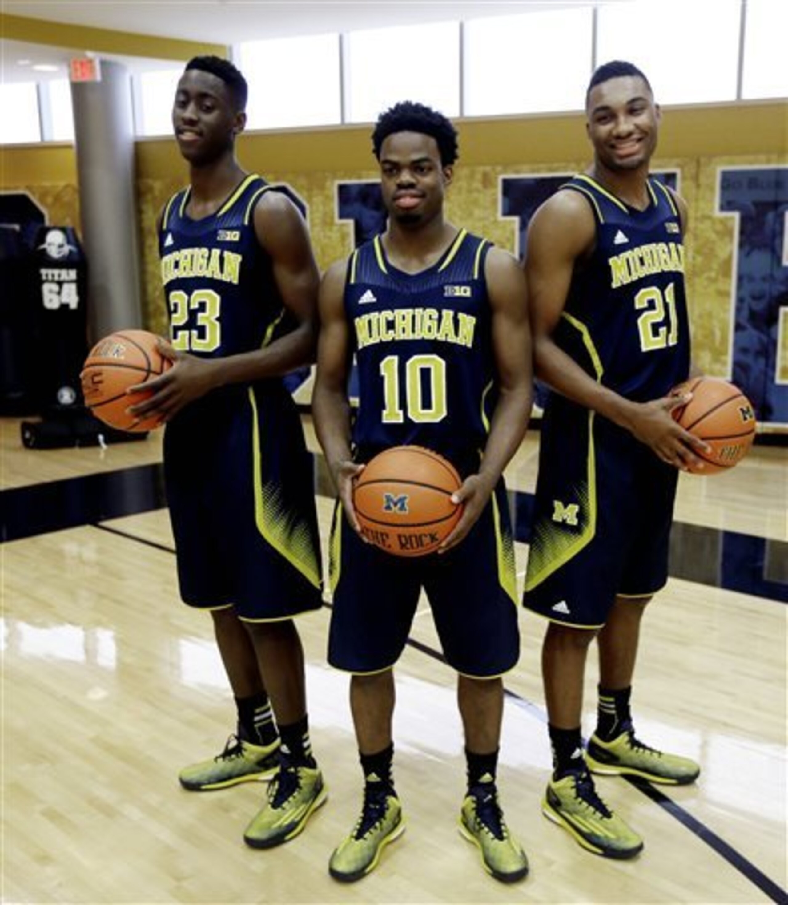Caris LeVert, Derrick Walton and Zak Irvin are Michigan's top three.