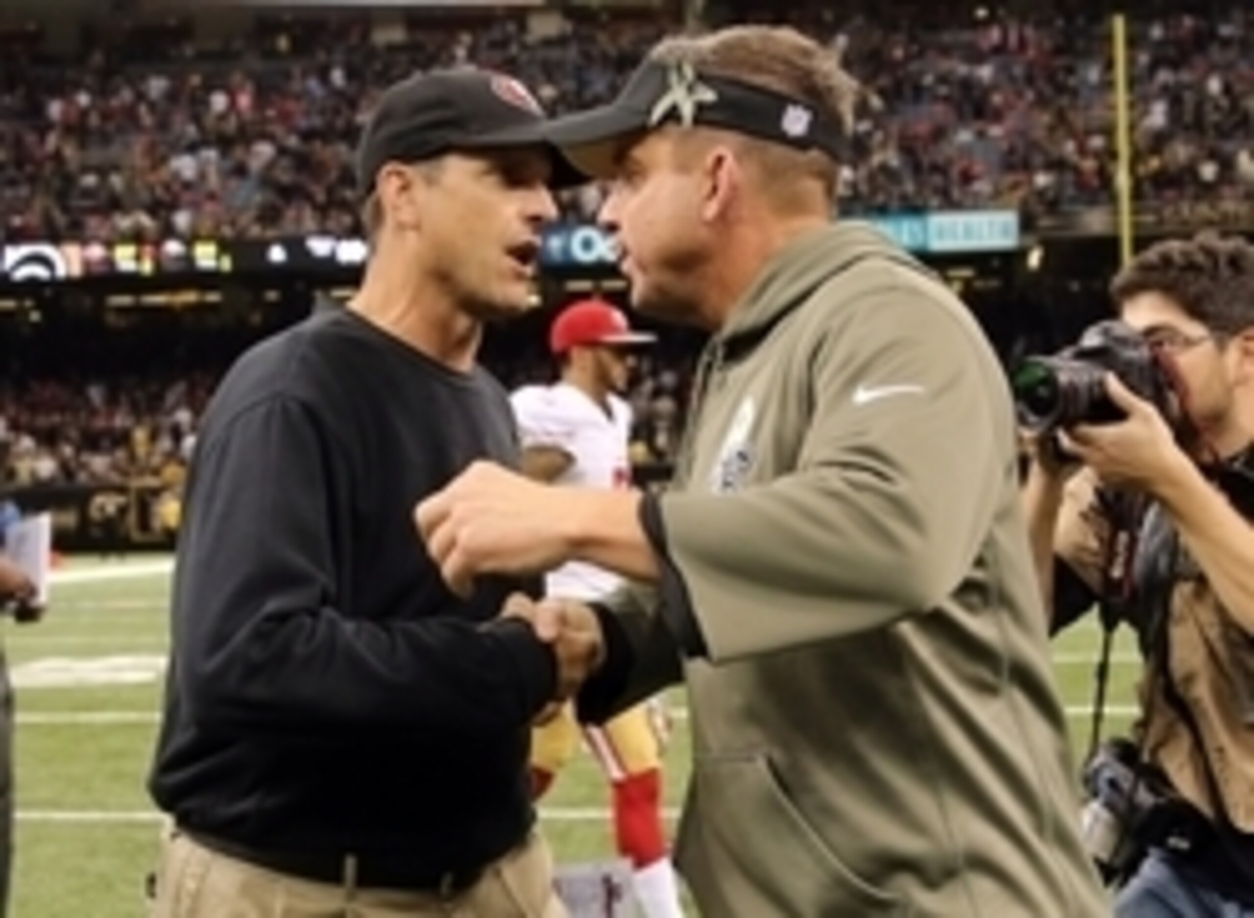 Jim Harbaugh's squad picked up a much-needed win over the Saints in Week 10.