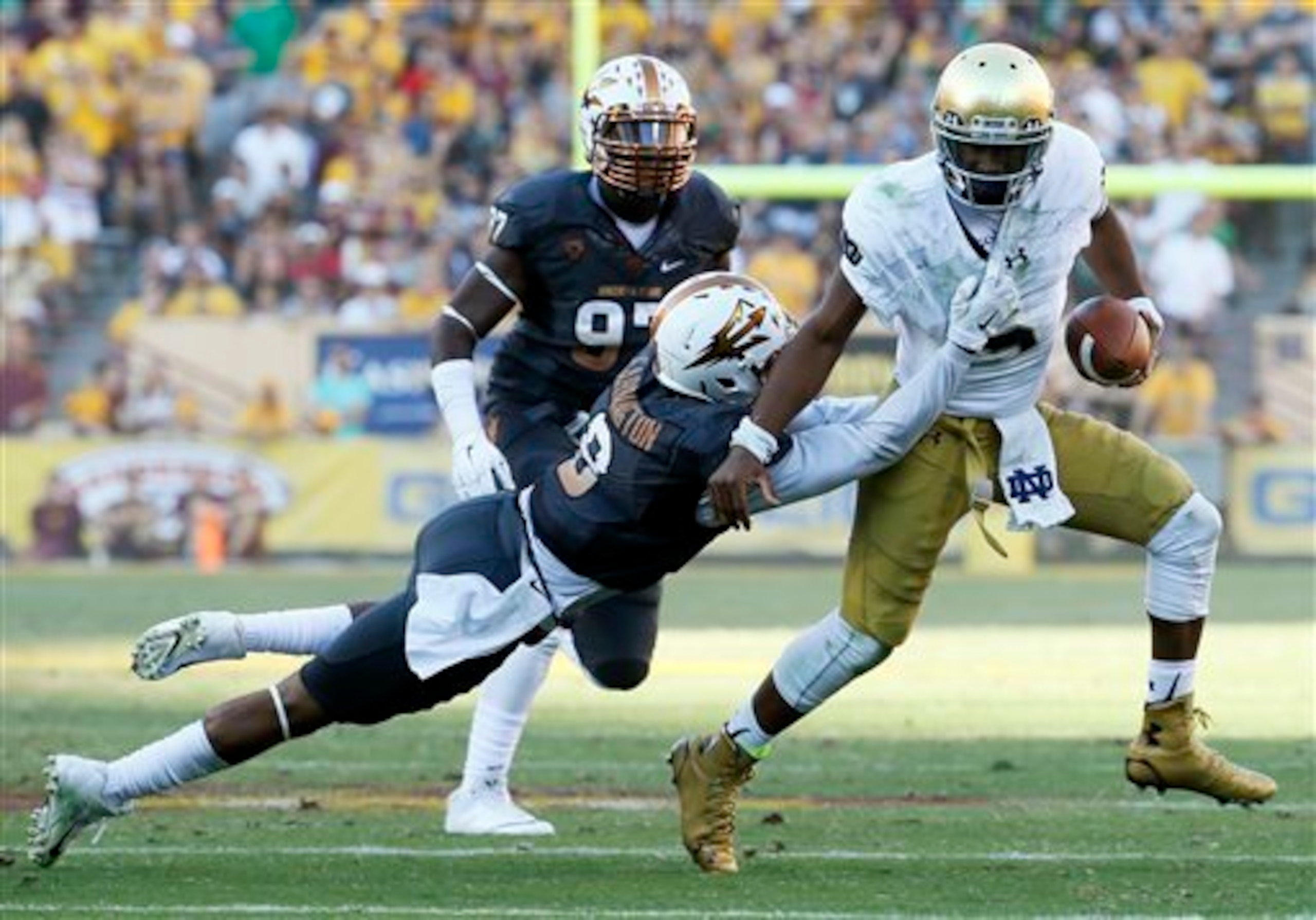 Notre Dame QB Everett Golson needs to add consistency to his game.