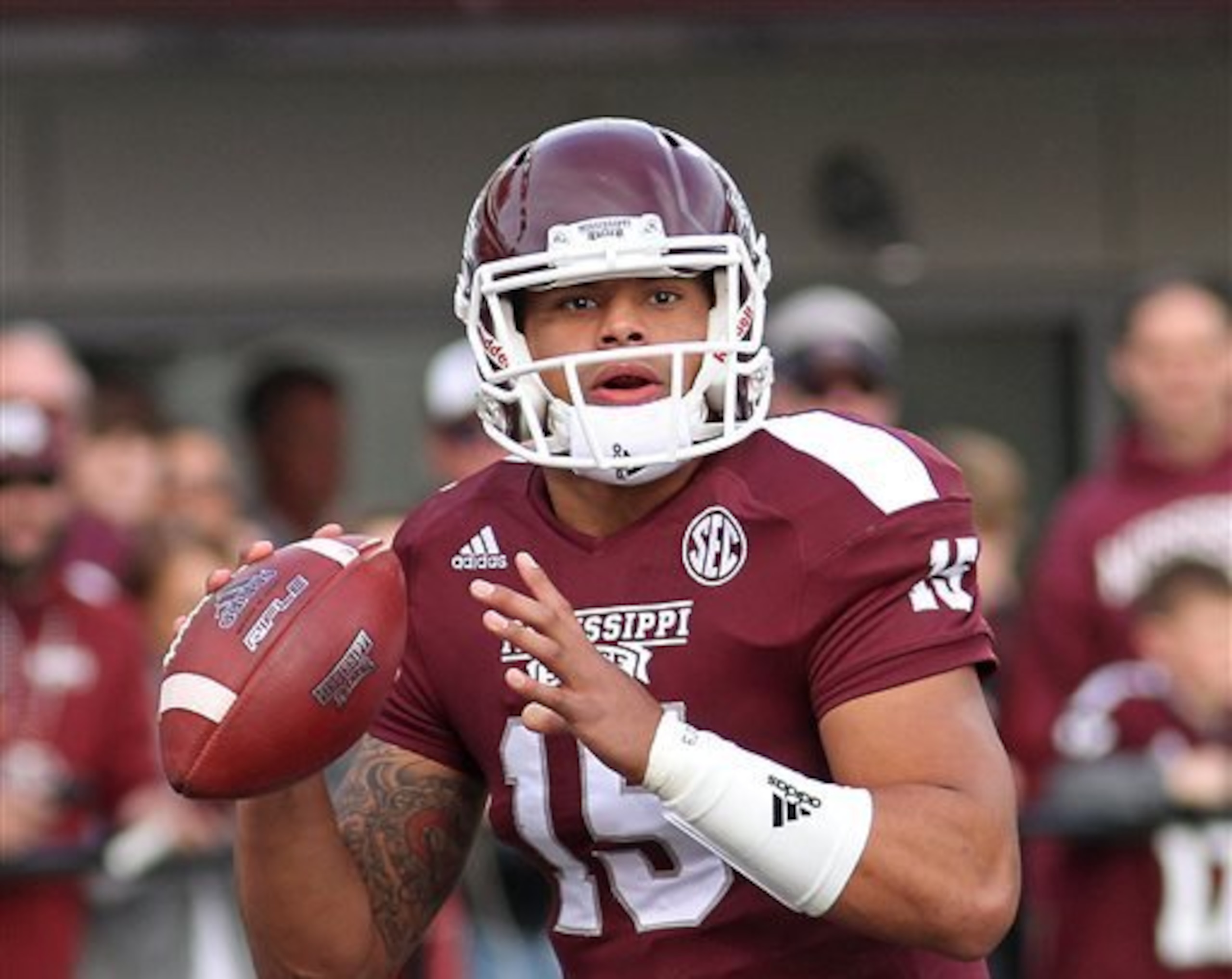 Dak Prescott has played a huge role in Mississippi State's success this season.