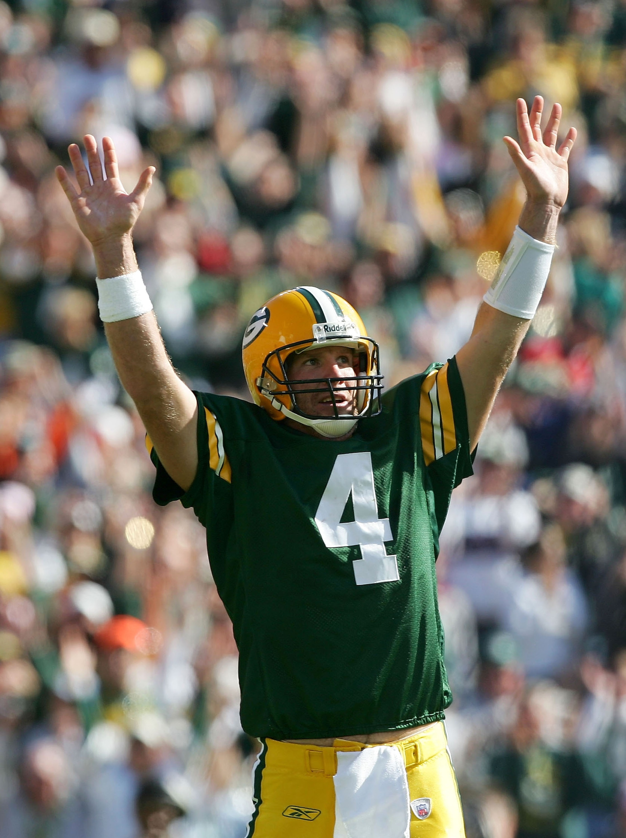 Brett Favre celebrated his birthday in style against the Saints.