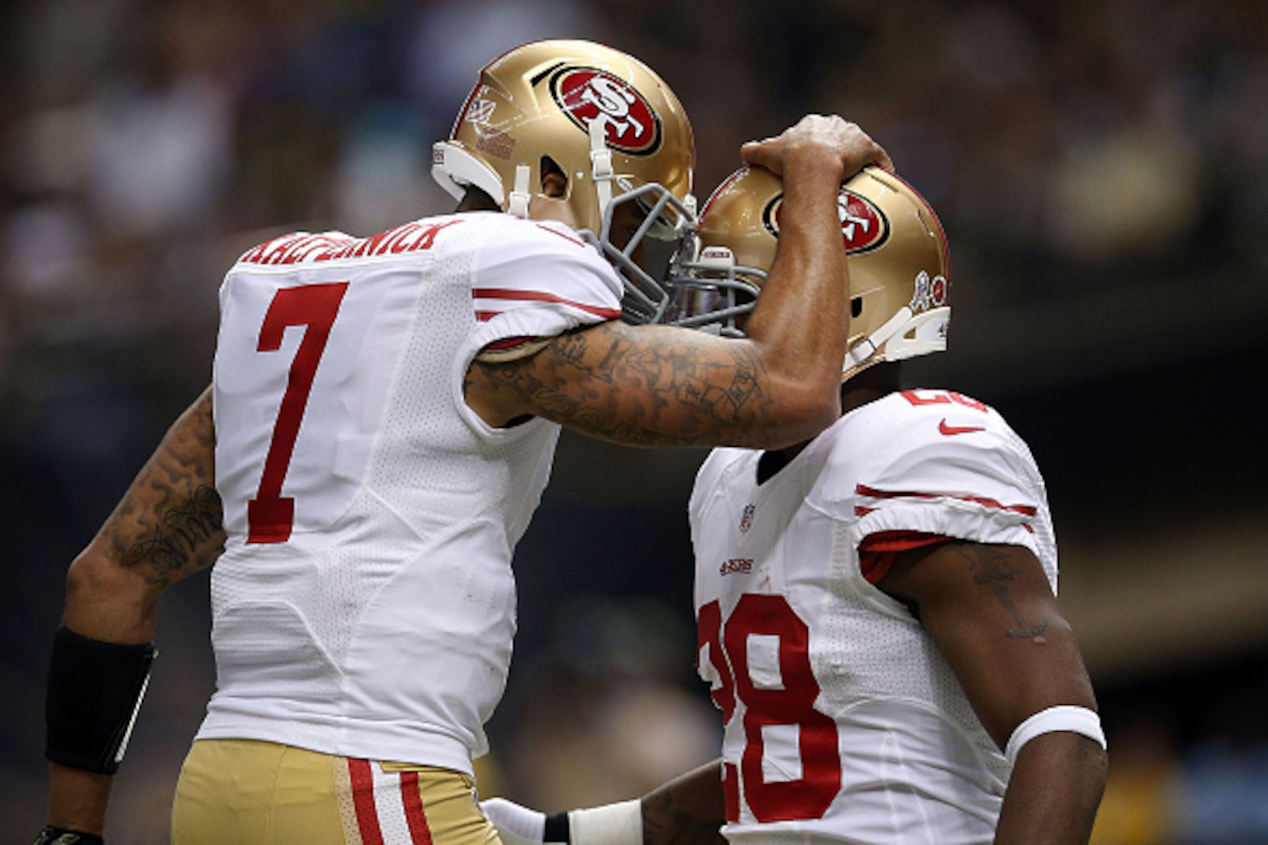 Colin Kaepernick and the 49ers pulled off a much-needed victory over the Saints in Week 10.