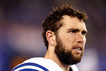Luck has been a bit loose with the ball this season, but plays it close to the vest this week.