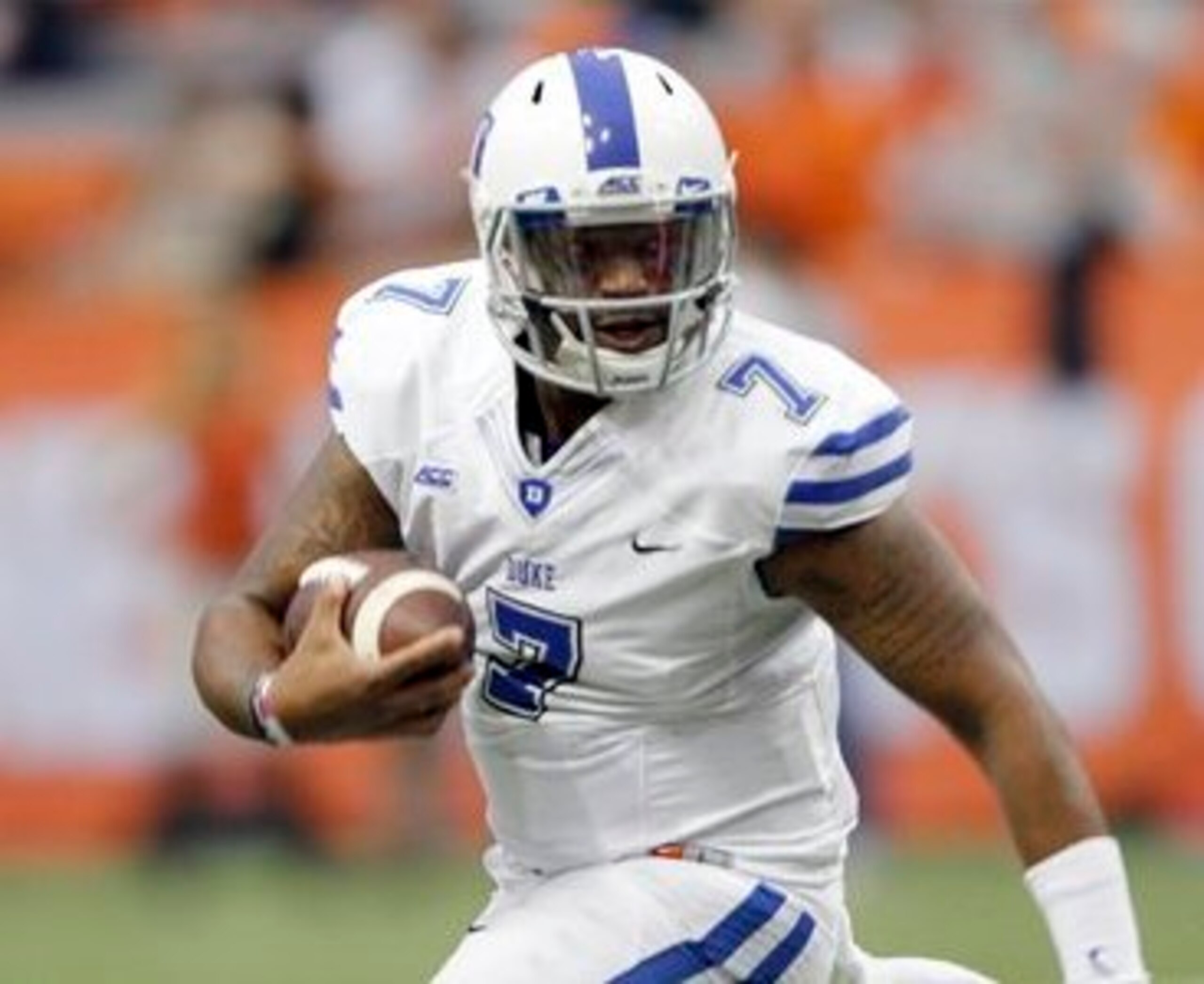 Duke quarterback Anthony Boone
