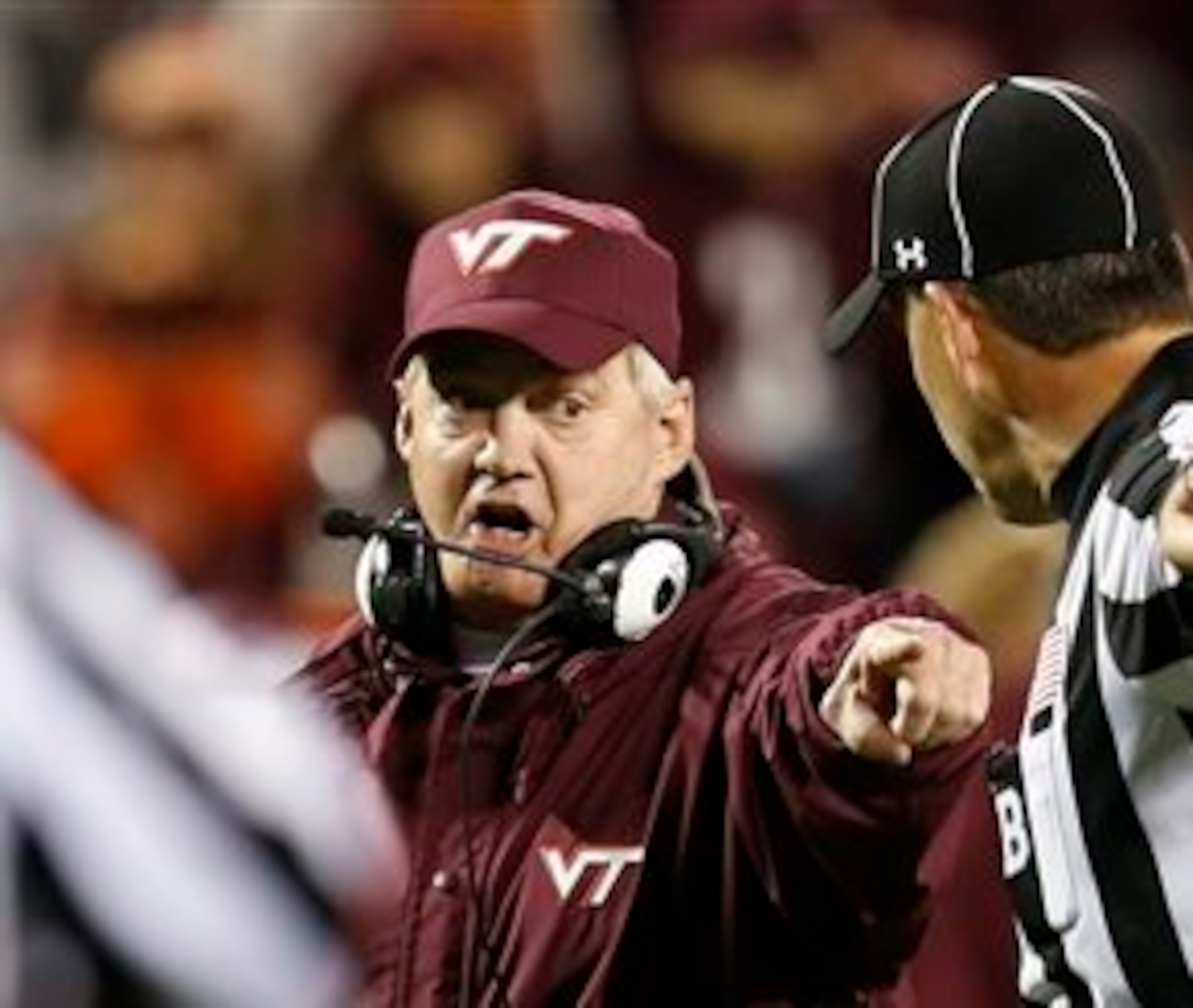 Virginia Tech coach Frank Beamer