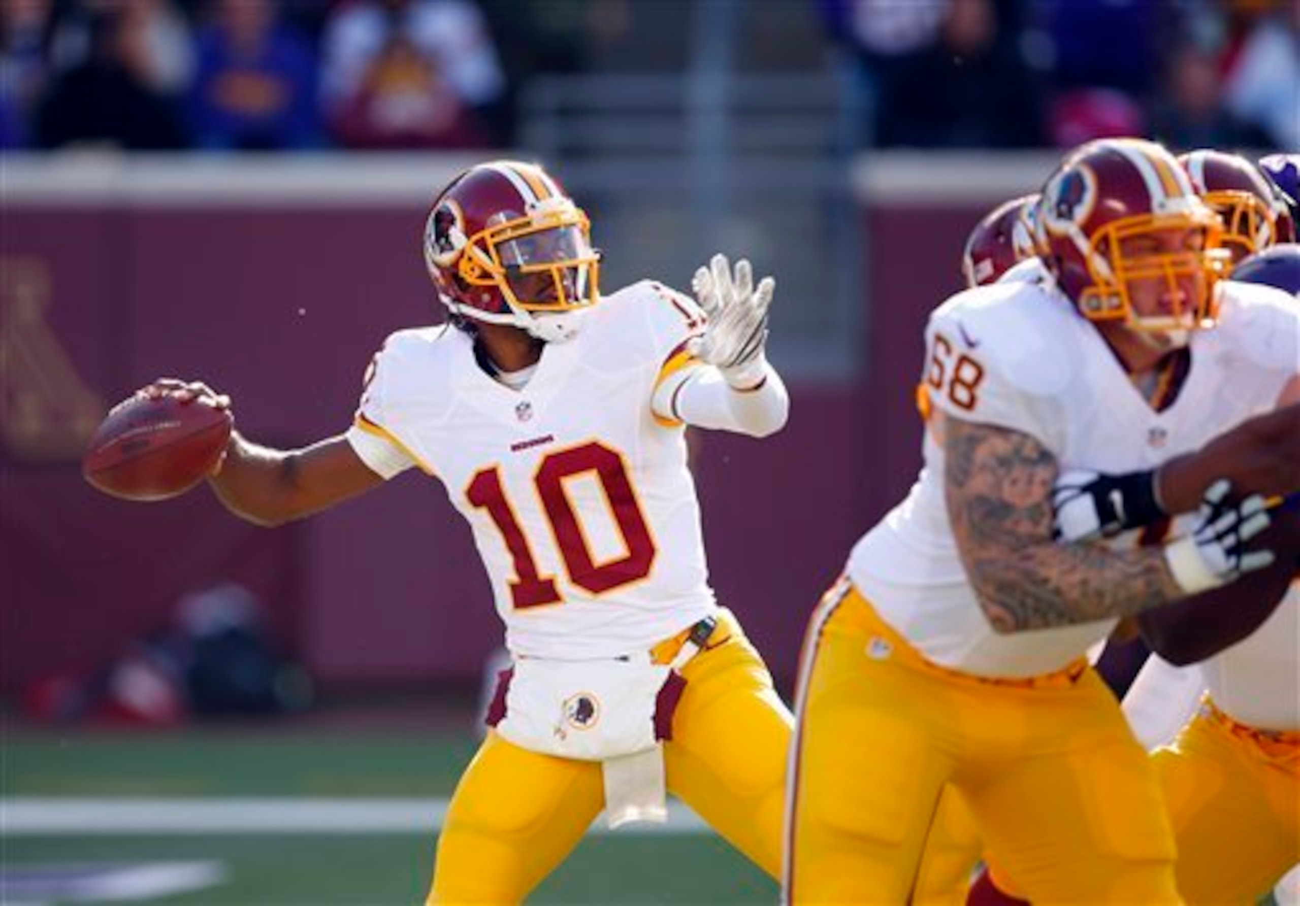 After a sensational season in 2012, Robert Griffin has struggled to stay healthy. After a sensational season in 2012, Robert Griffin has struggled to stay healthy.
