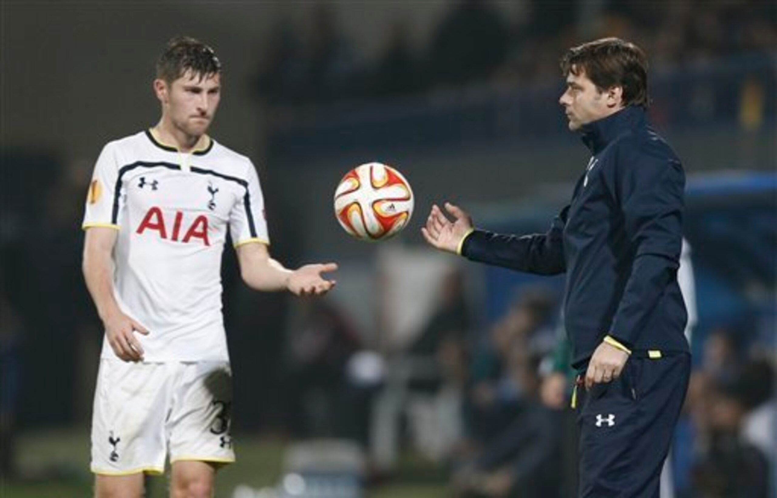 On the same page? Spurs players have not always looked like they know exactly what Pochettino wants from them.