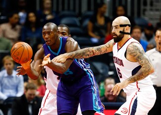 Biyombo isn't getting much run with the Hornets, so his future is in jeopardy.