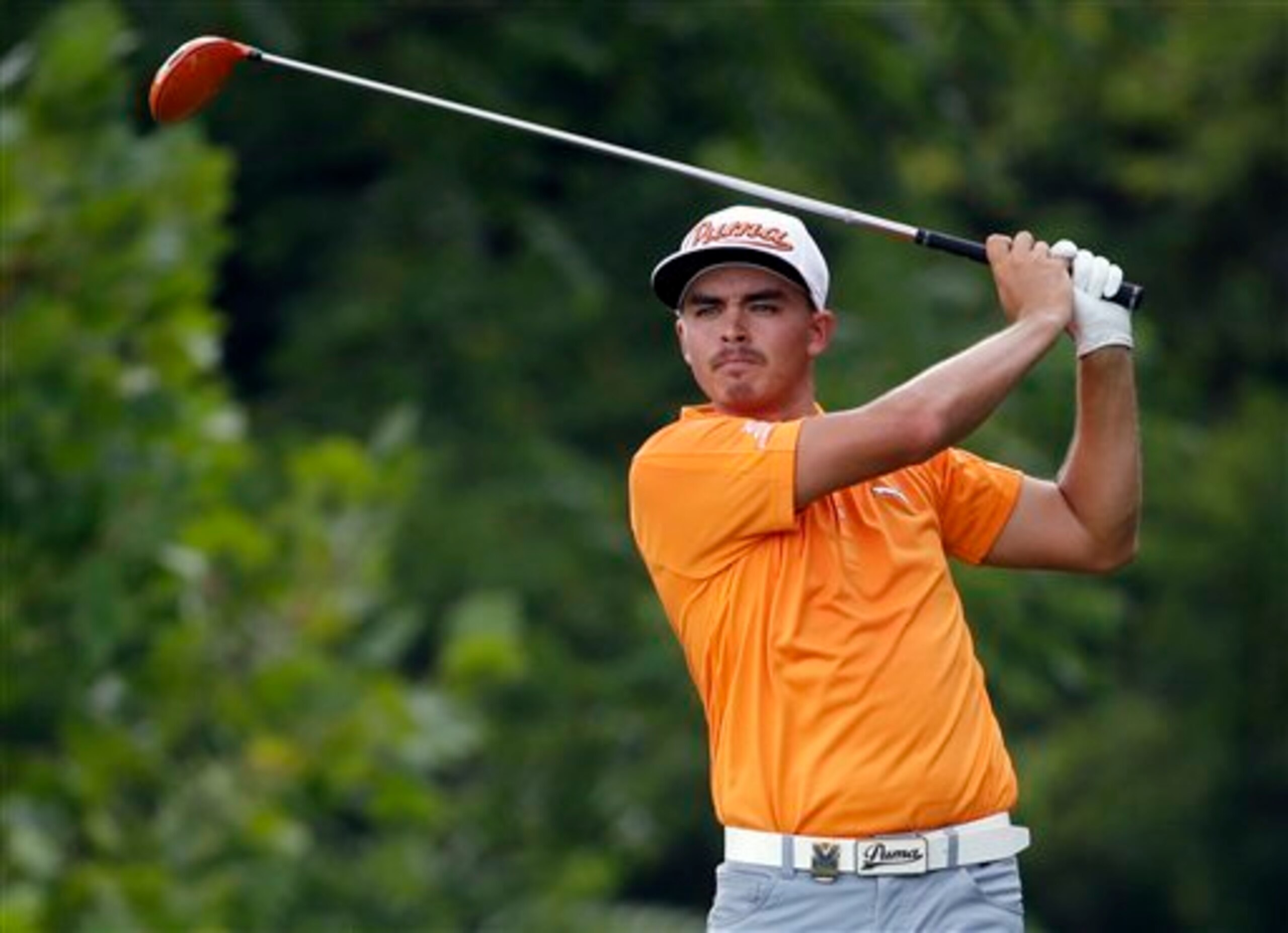 Rickie Fowler has always been true to his Oklahoma State orange. Rickie Fowler has always been true to his Oklahoma State orange.