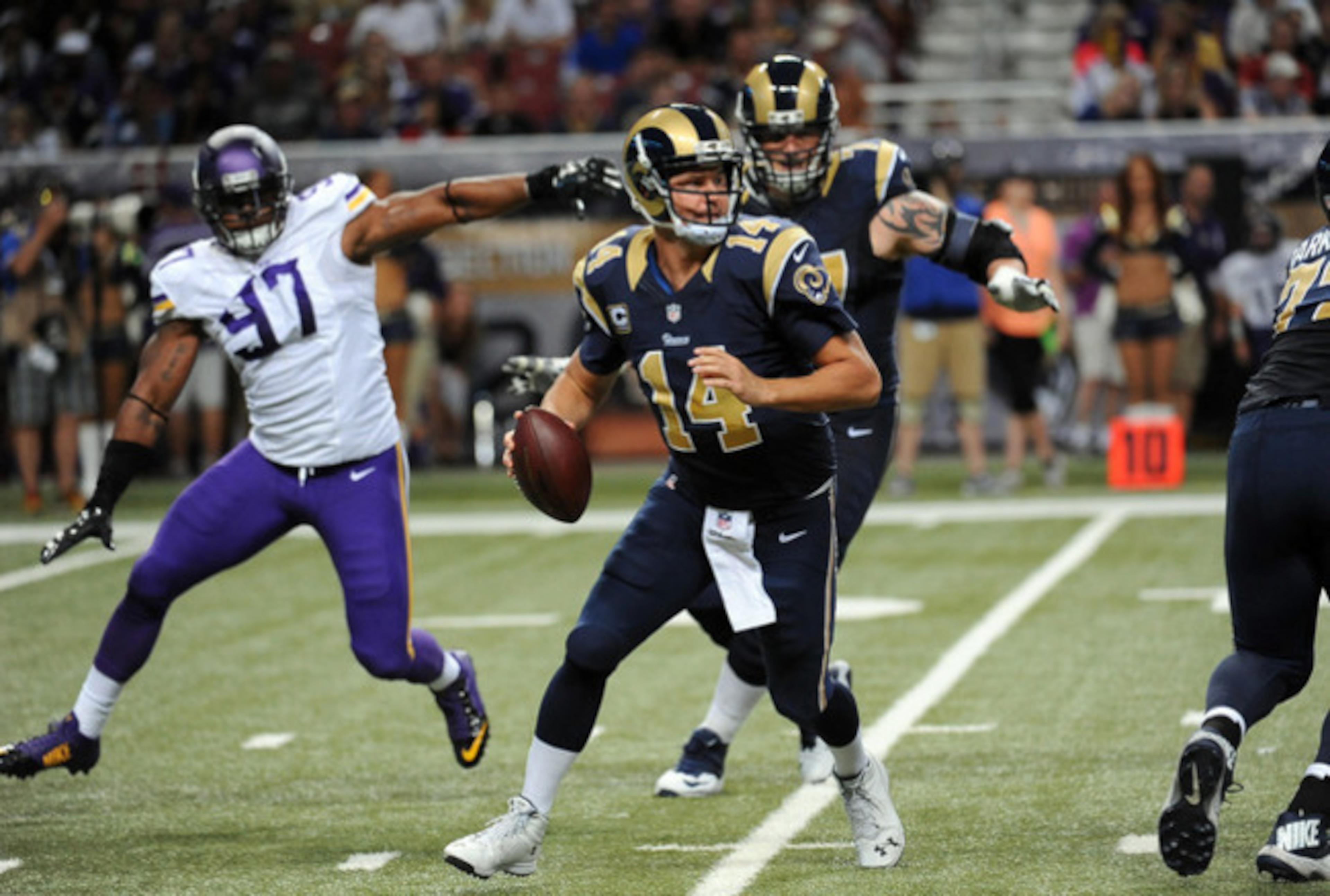 Shaun Hill will make his second start of the season Sunday against Denver.