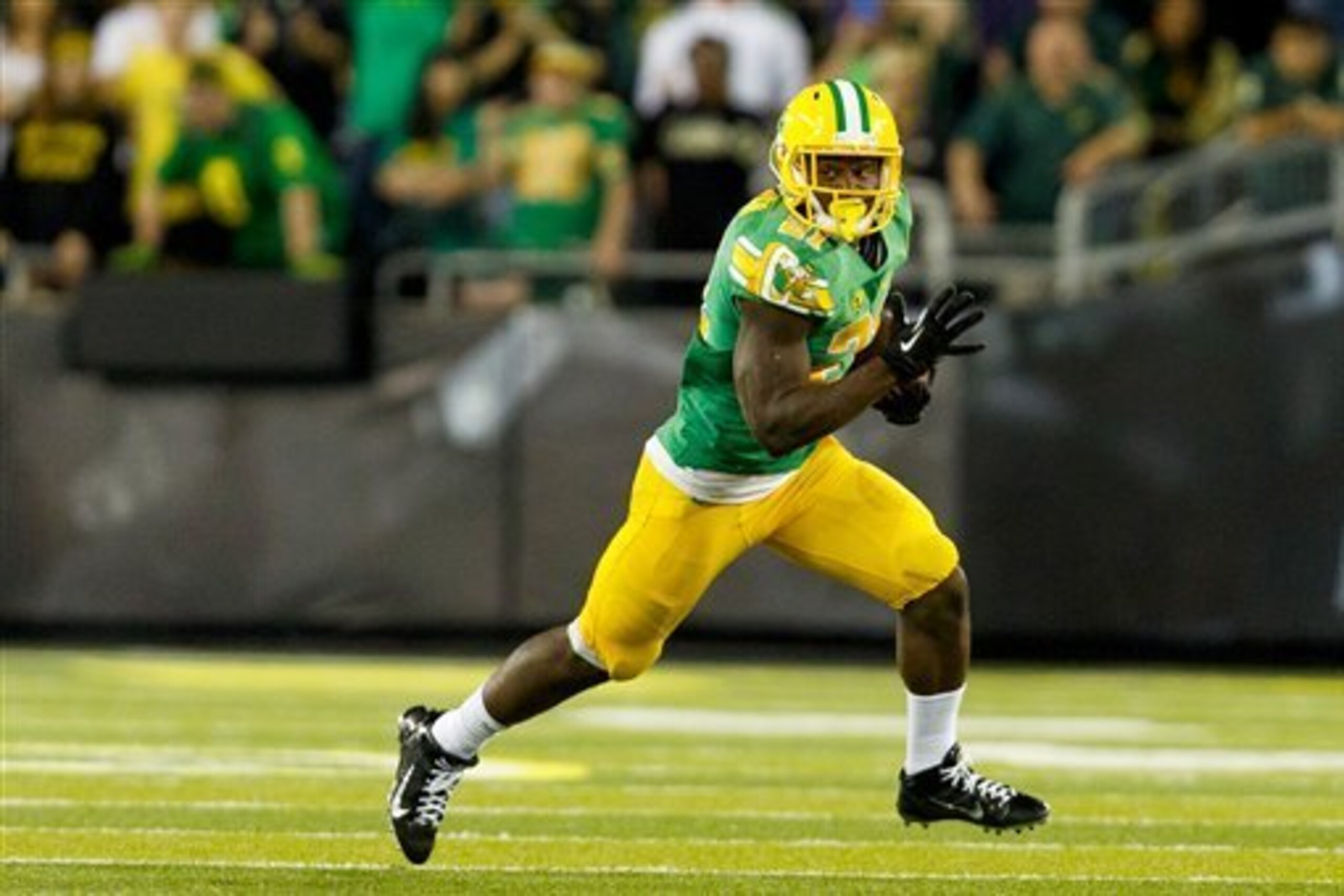 Oregon tailback Royce Freeman has been one of college football's top freshmen.