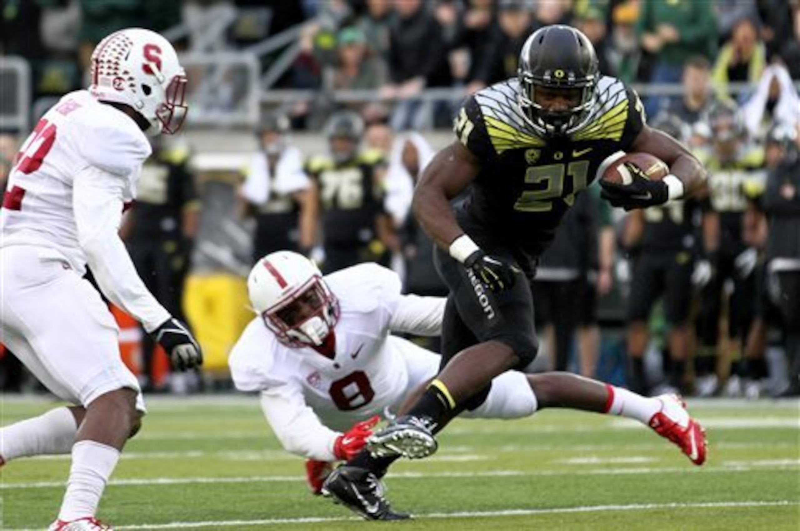 Royce Freeman has been Oregon's clear top tailback this fall.