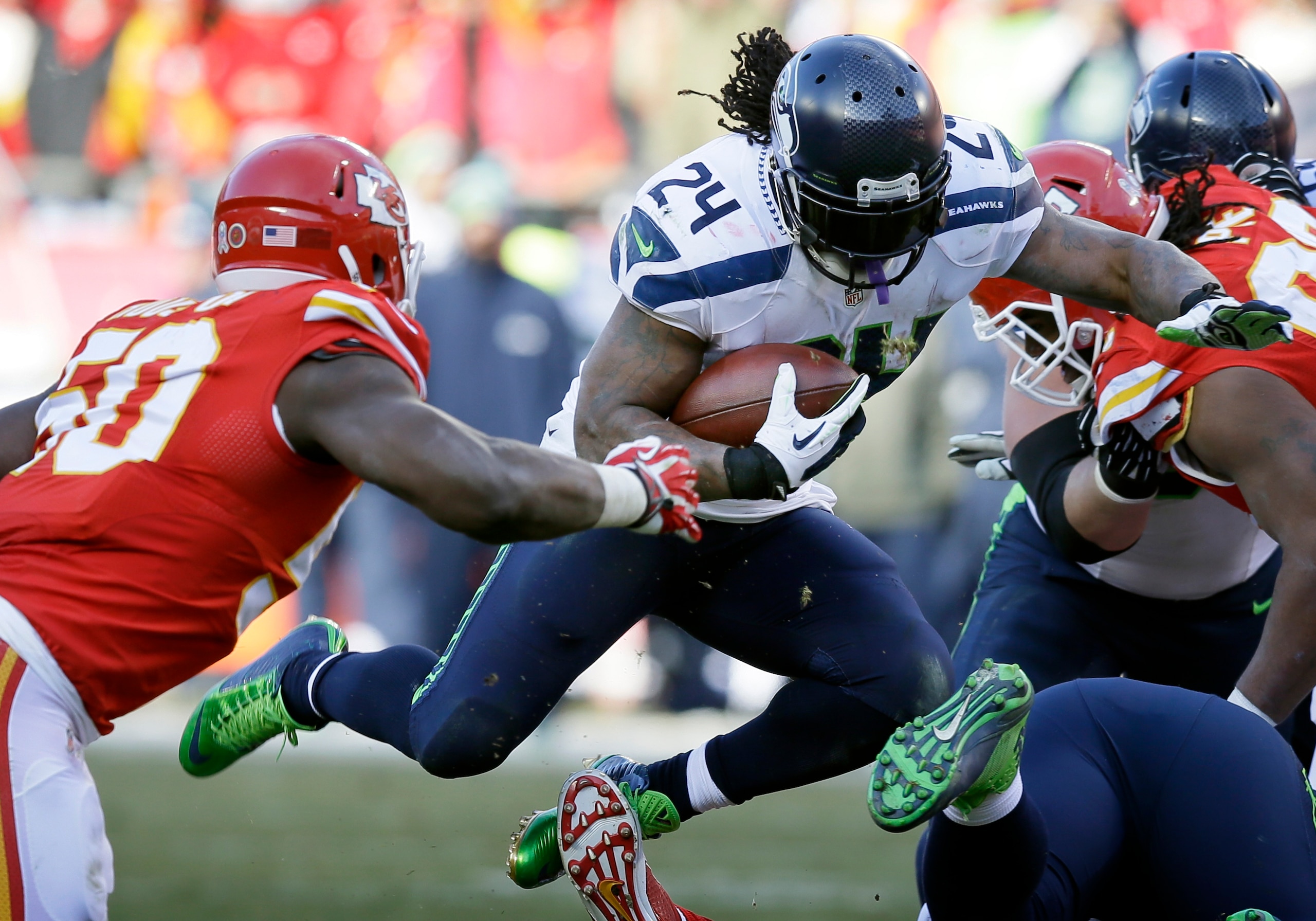 Seahawks RB Marshawn Lynch