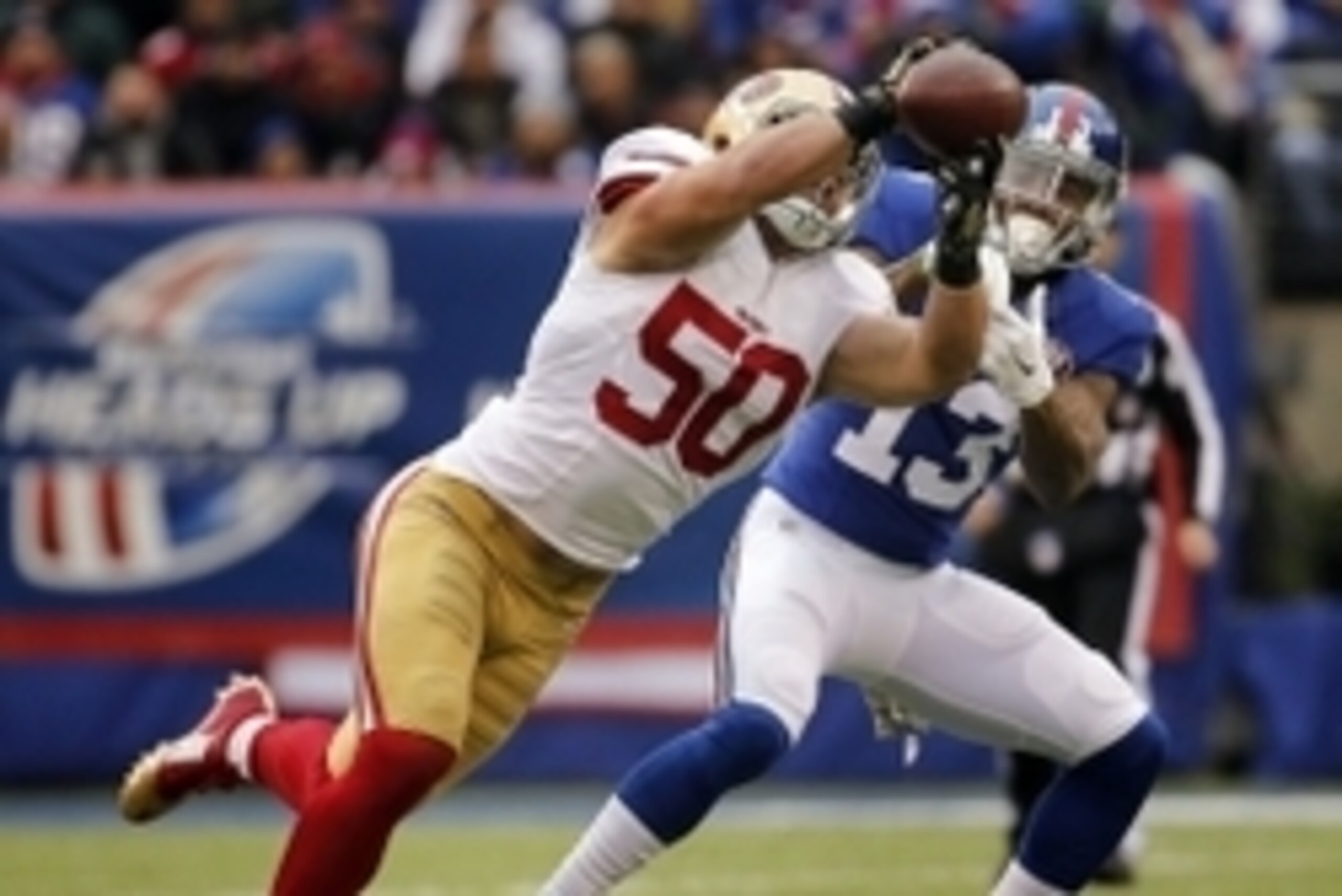 Rookie Linebacker Chris Borland led the 49ers defense over the Giants in Week 11.